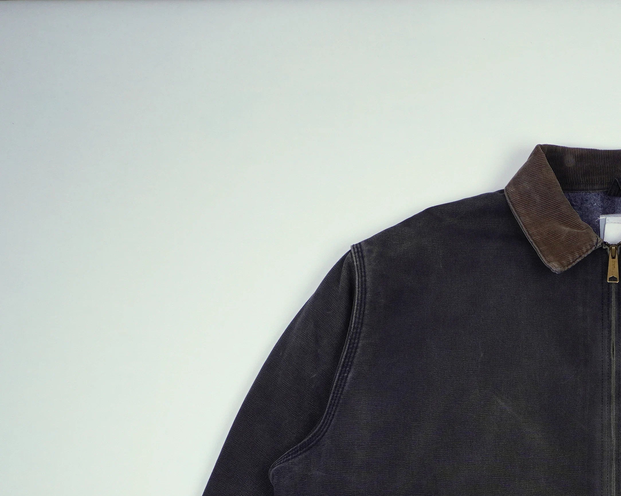 Carhartt Black Detroit Jacket L Cotton