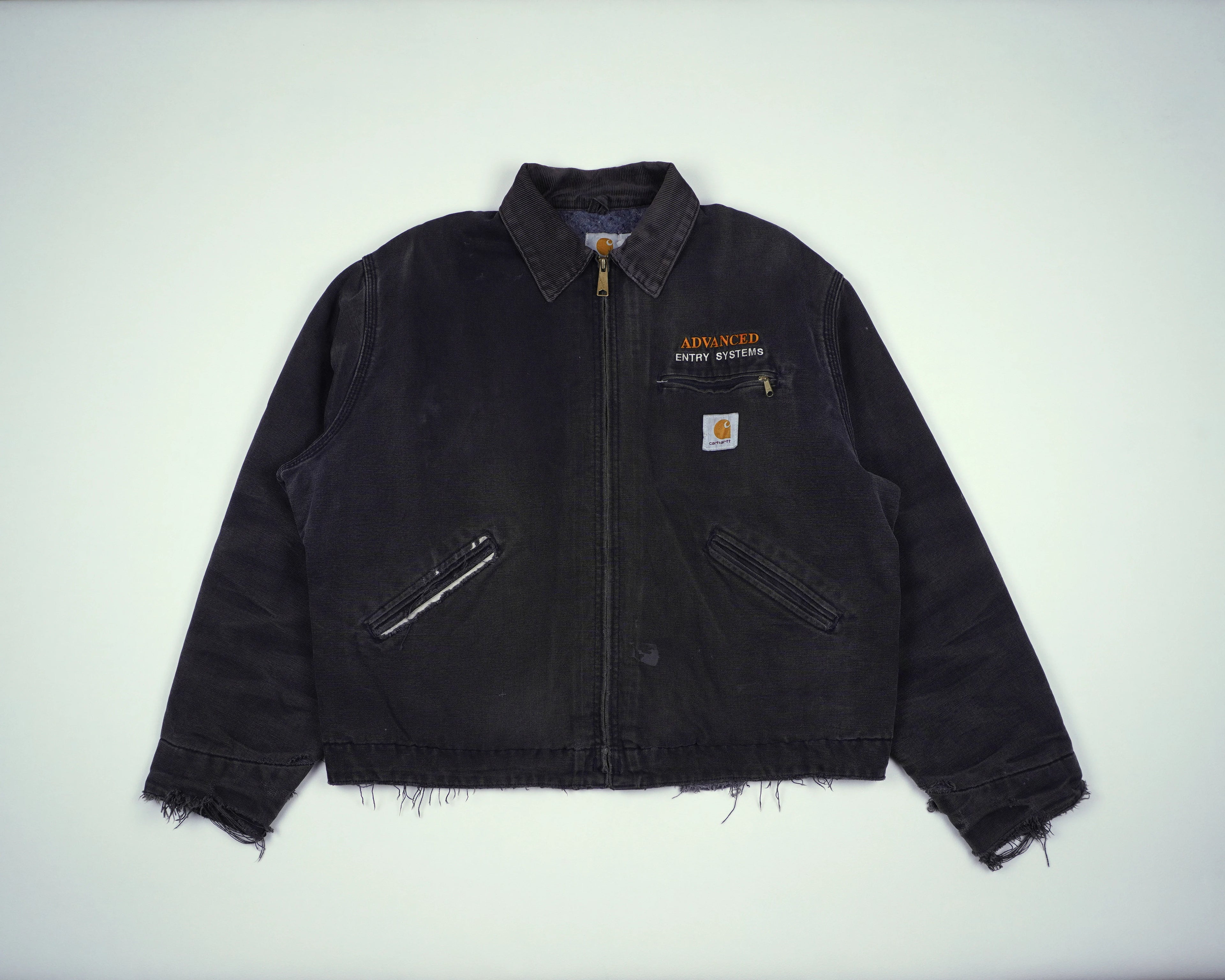 Carhartt Black Detroit Jacket M Cotton