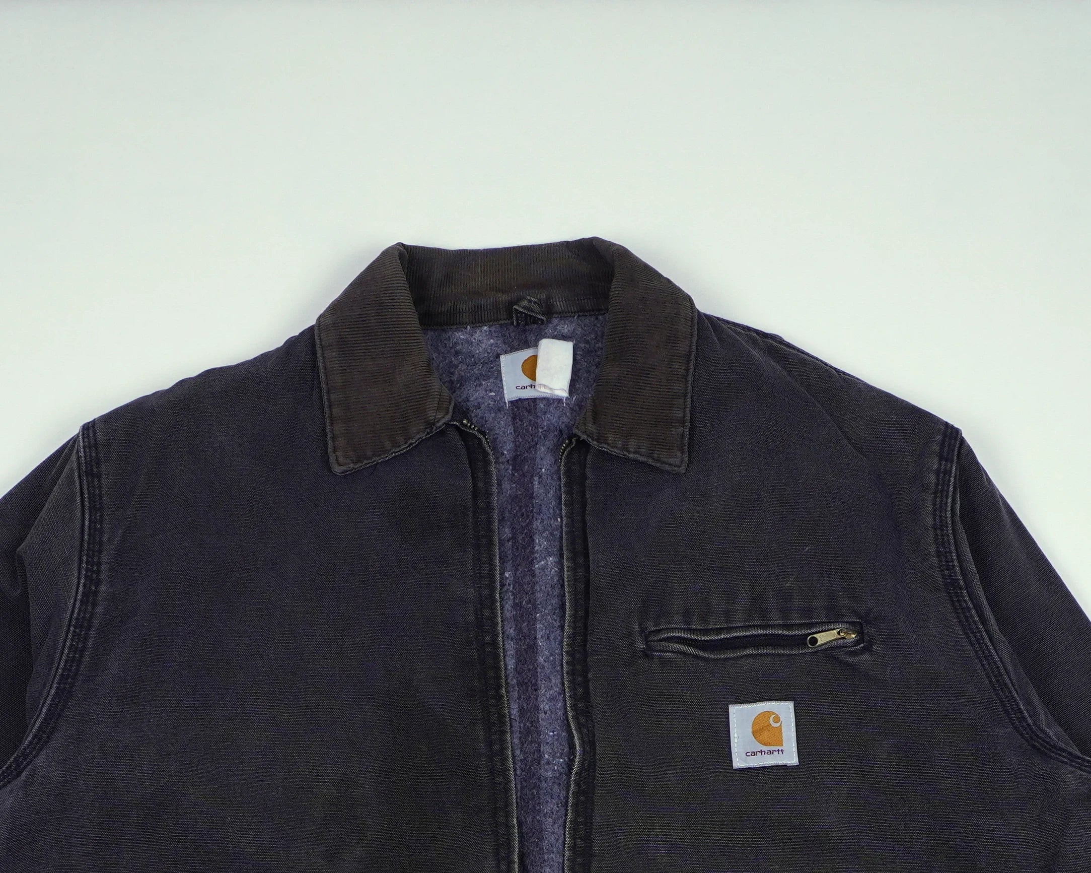 Carhartt Black Detroit Jacket L Cotton