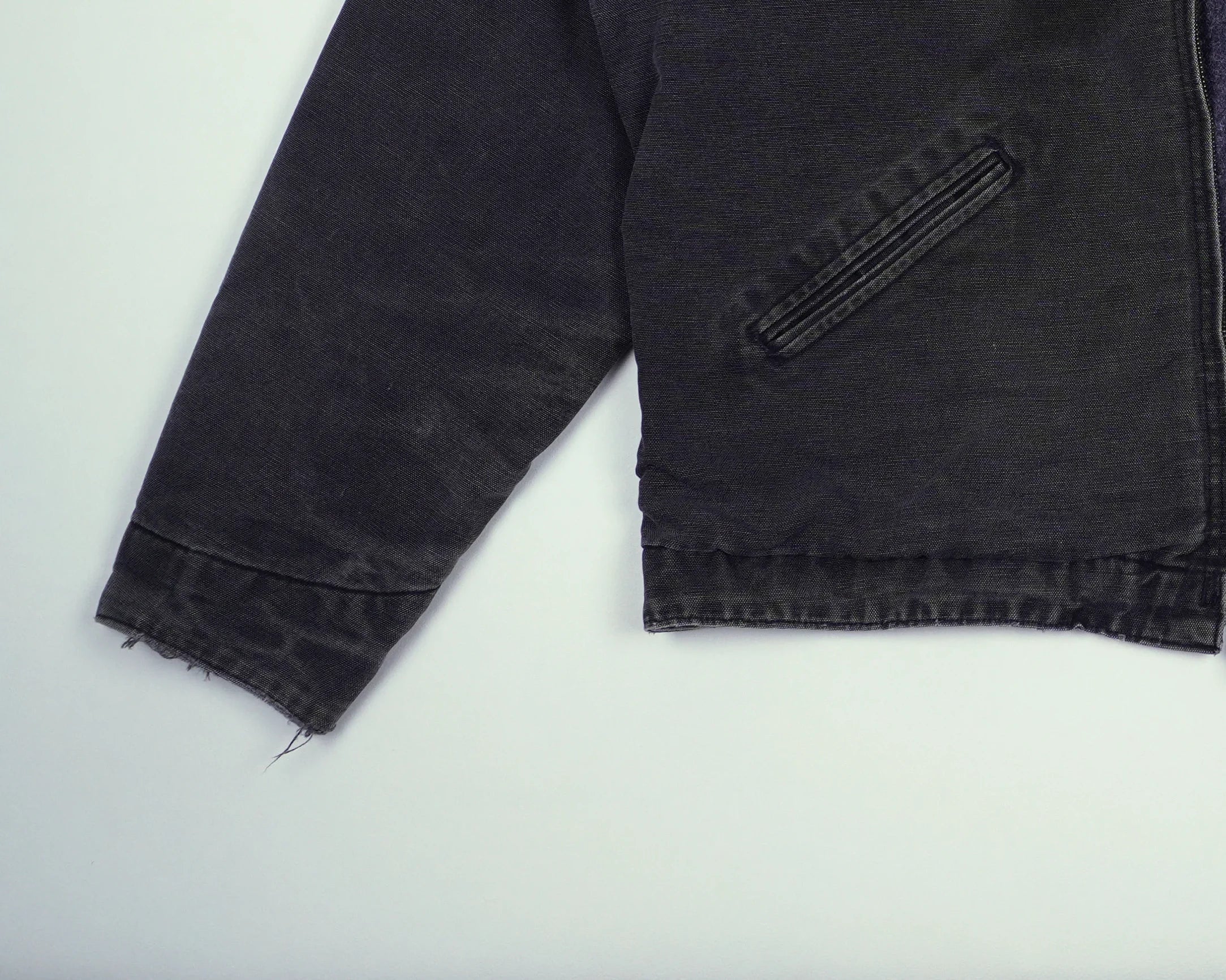 Carhartt Black Detroit Jacket L Cotton