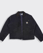 Carhartt zwarte Detroit-jas maat L, katoen