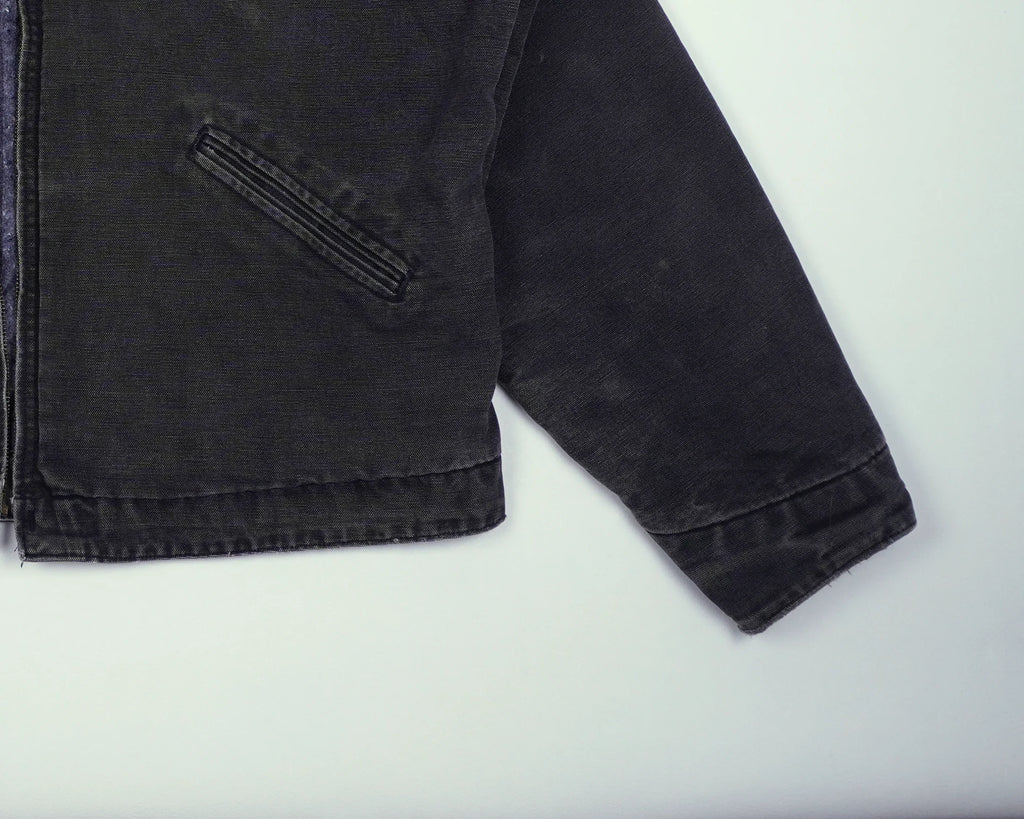 Carhartt Black Detroit Jacket L Cotton