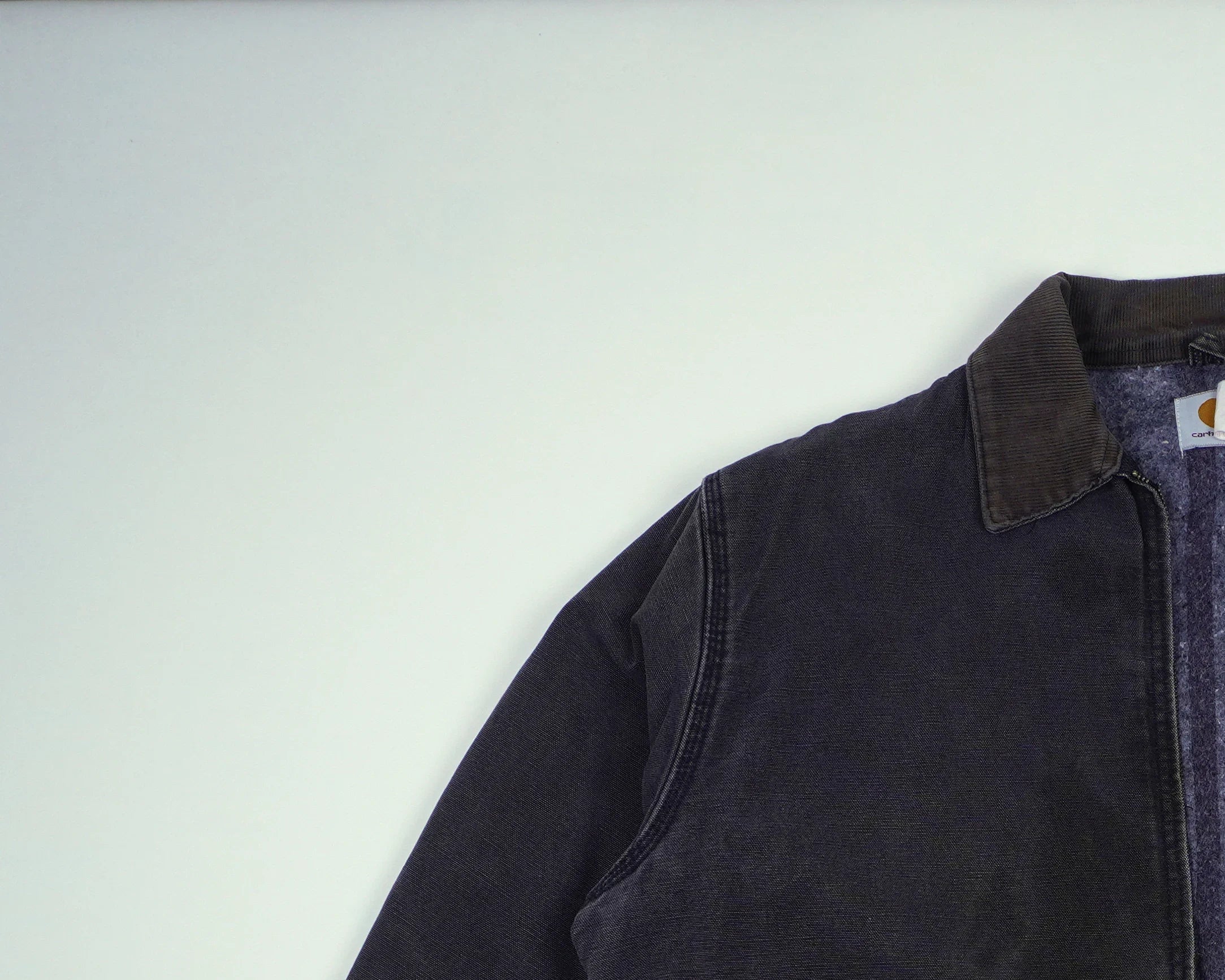 Carhartt Black Detroit Jacket L Cotton