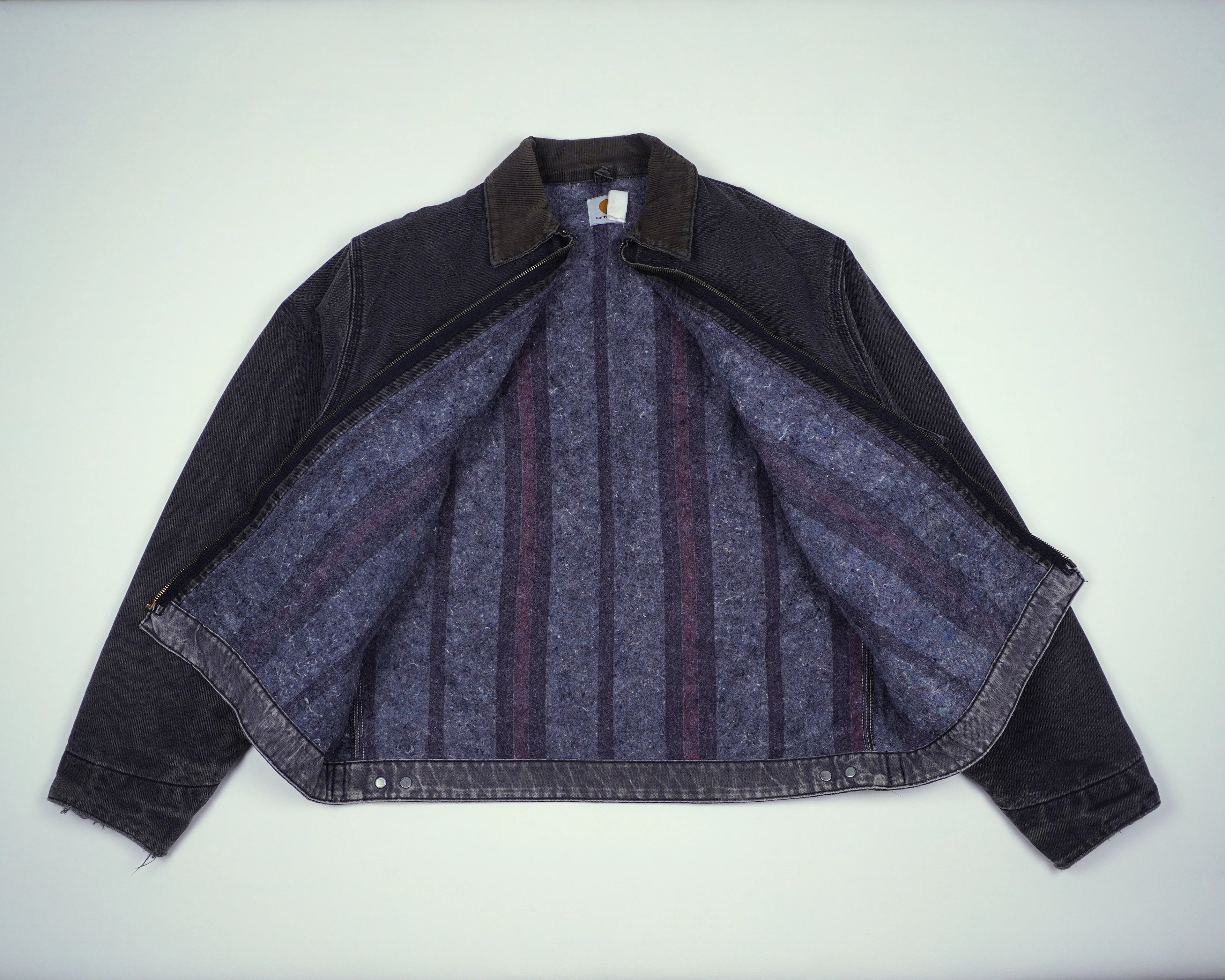 Carhartt Black Detroit Jacket L Cotton