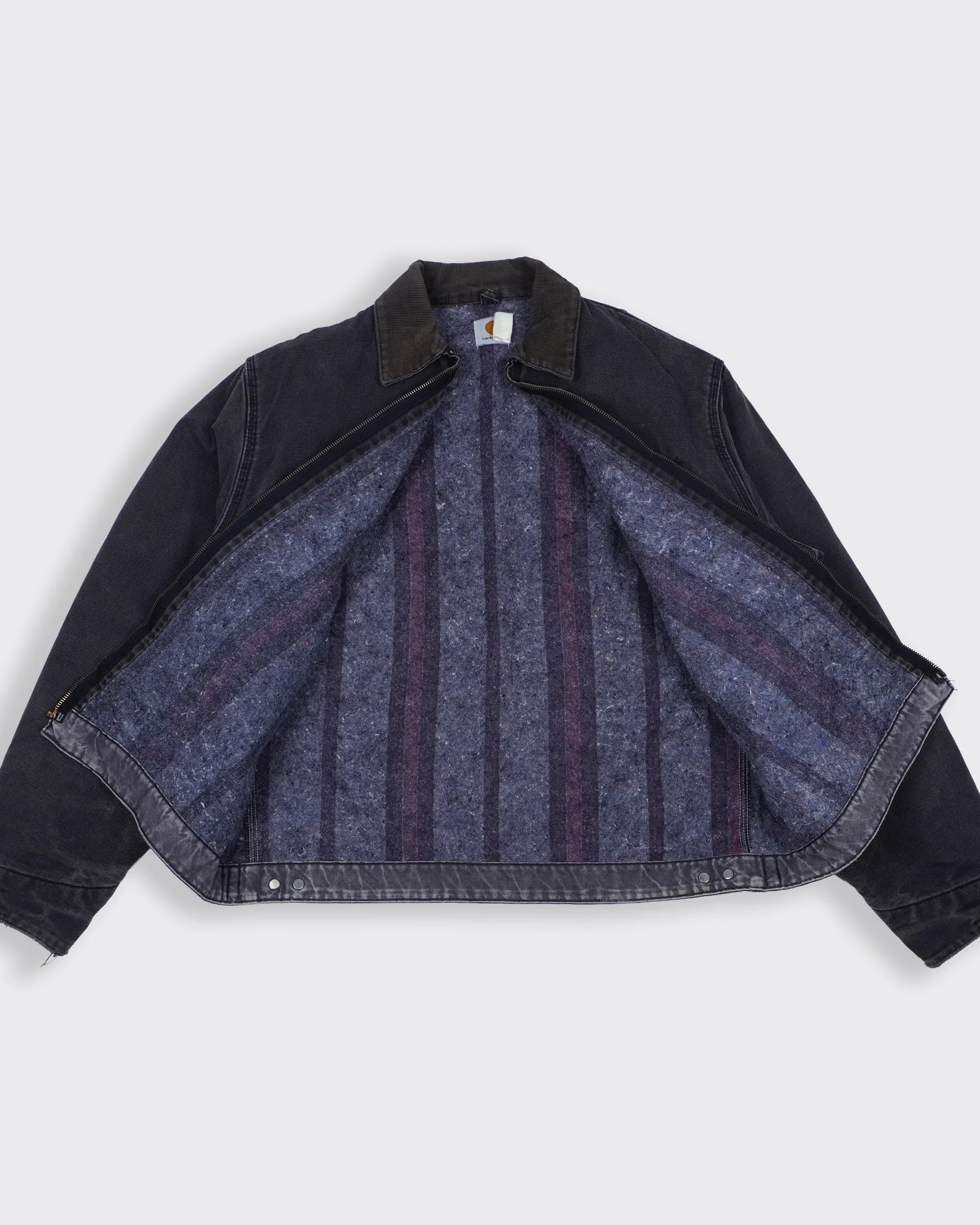 Carhartt zwarte Detroit-jas maat L, katoen