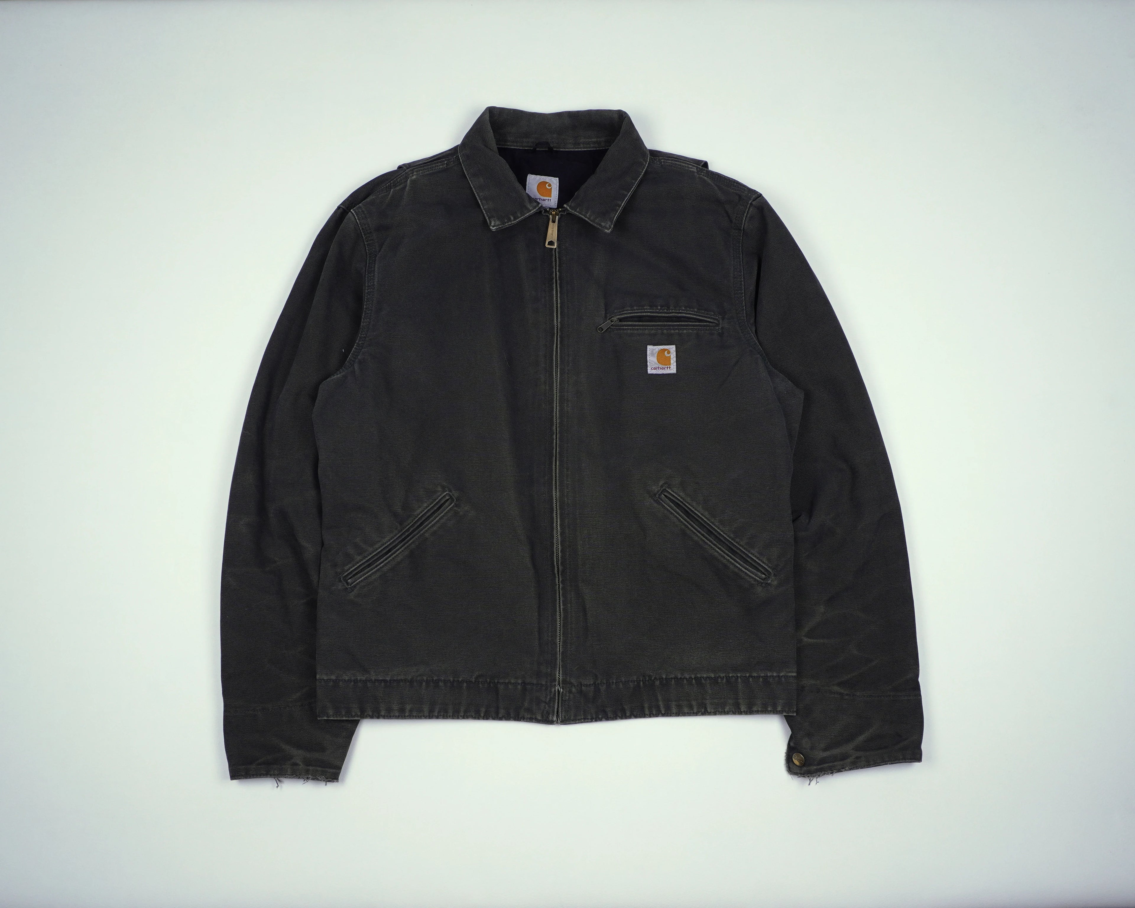 Carhartt Black Detroit Jacket M Cotton