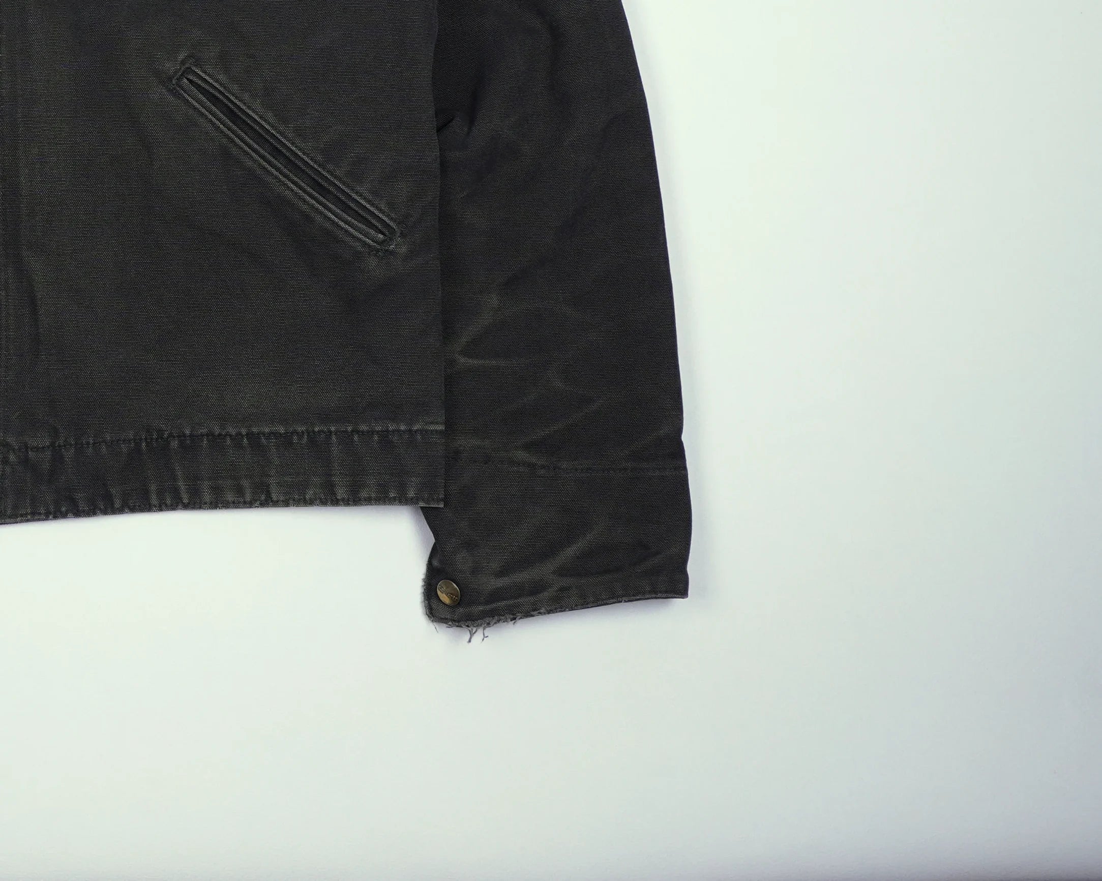 Carhartt Black Detroit Jacket M Cotton