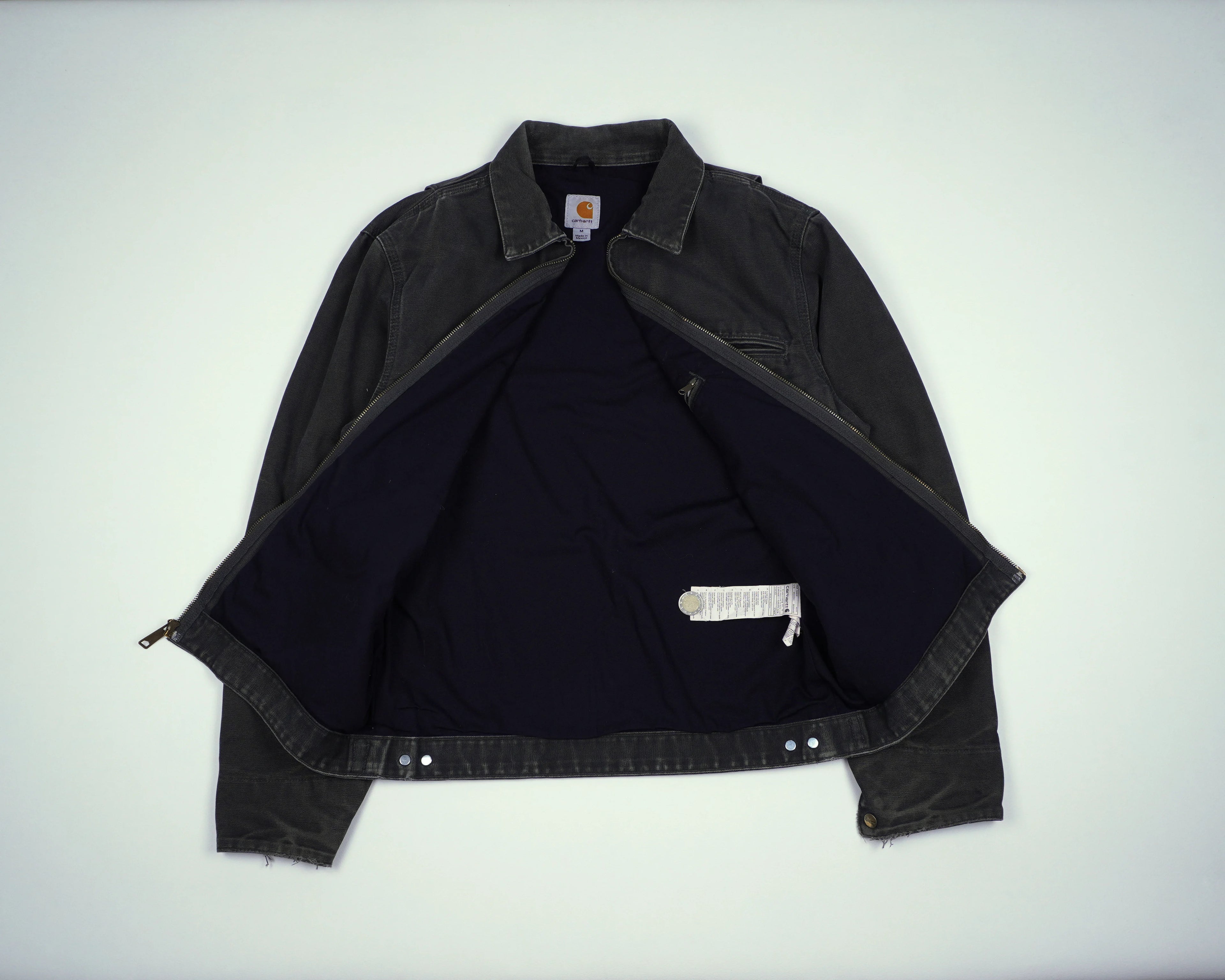 Carhartt Black Detroit Jacket M Cotton