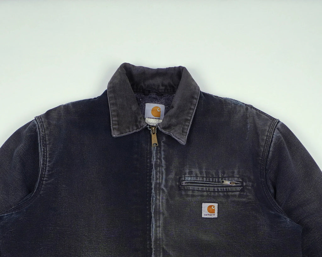 Carhartt Black Detroit Jacket M Cotton, Wool