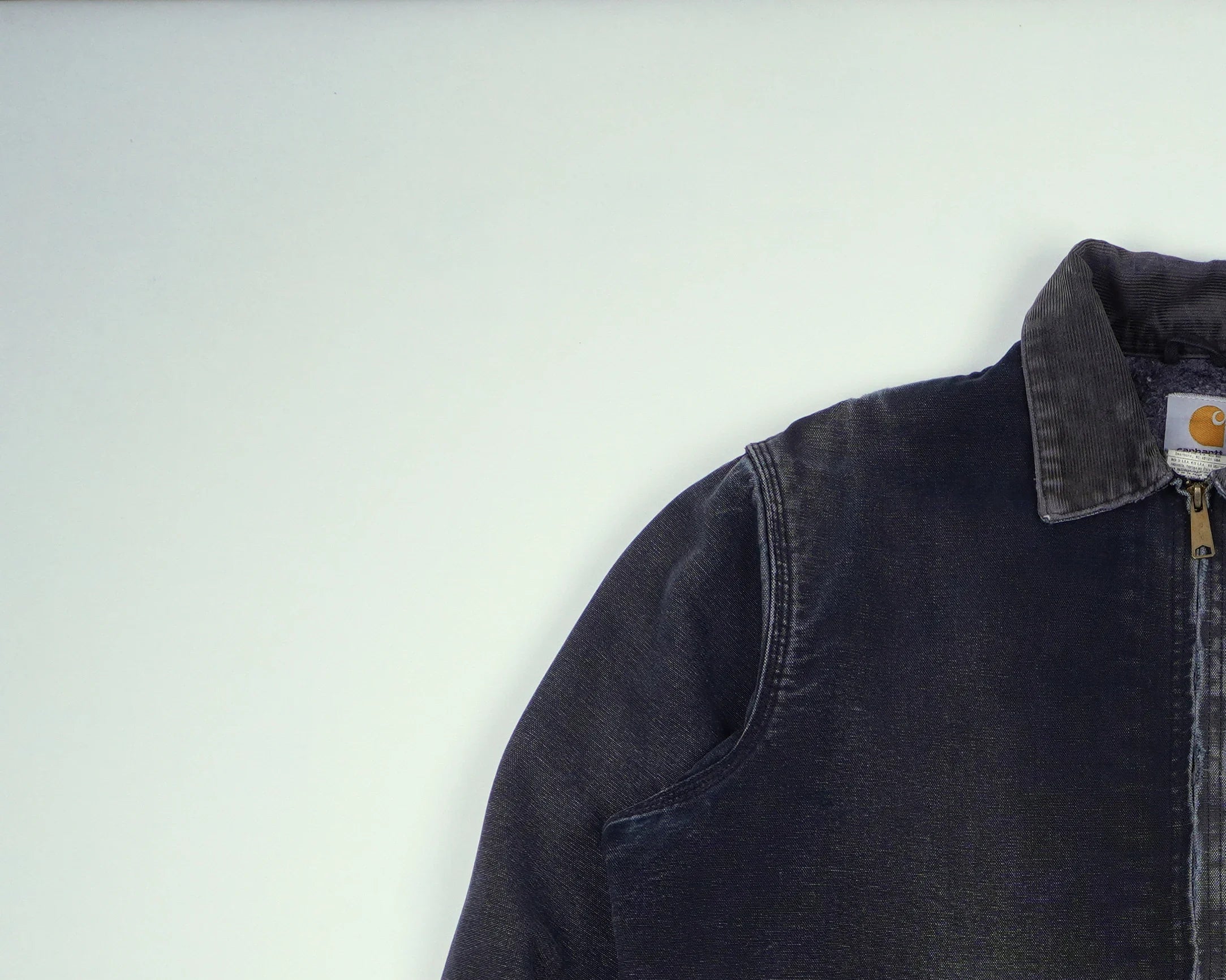 Carhartt Black Detroit Jacket M Cotton, Wool