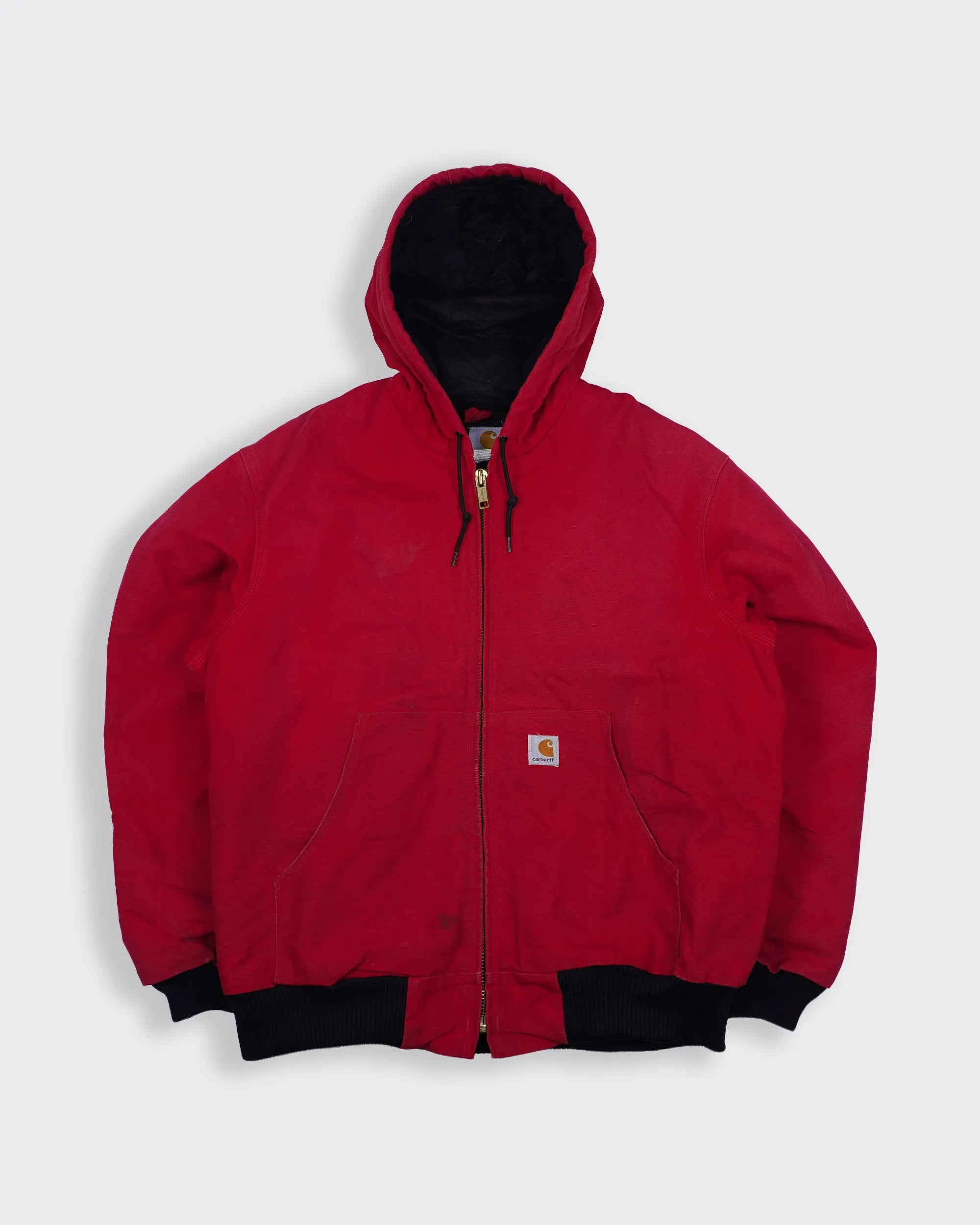 Carhartt Red Active Jacket XL Cotton