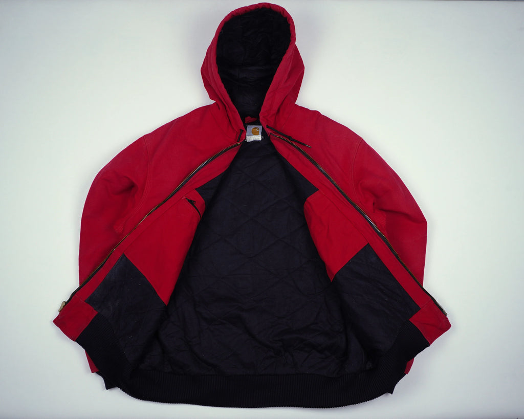 Carhartt Red Active Jacket L Cotton