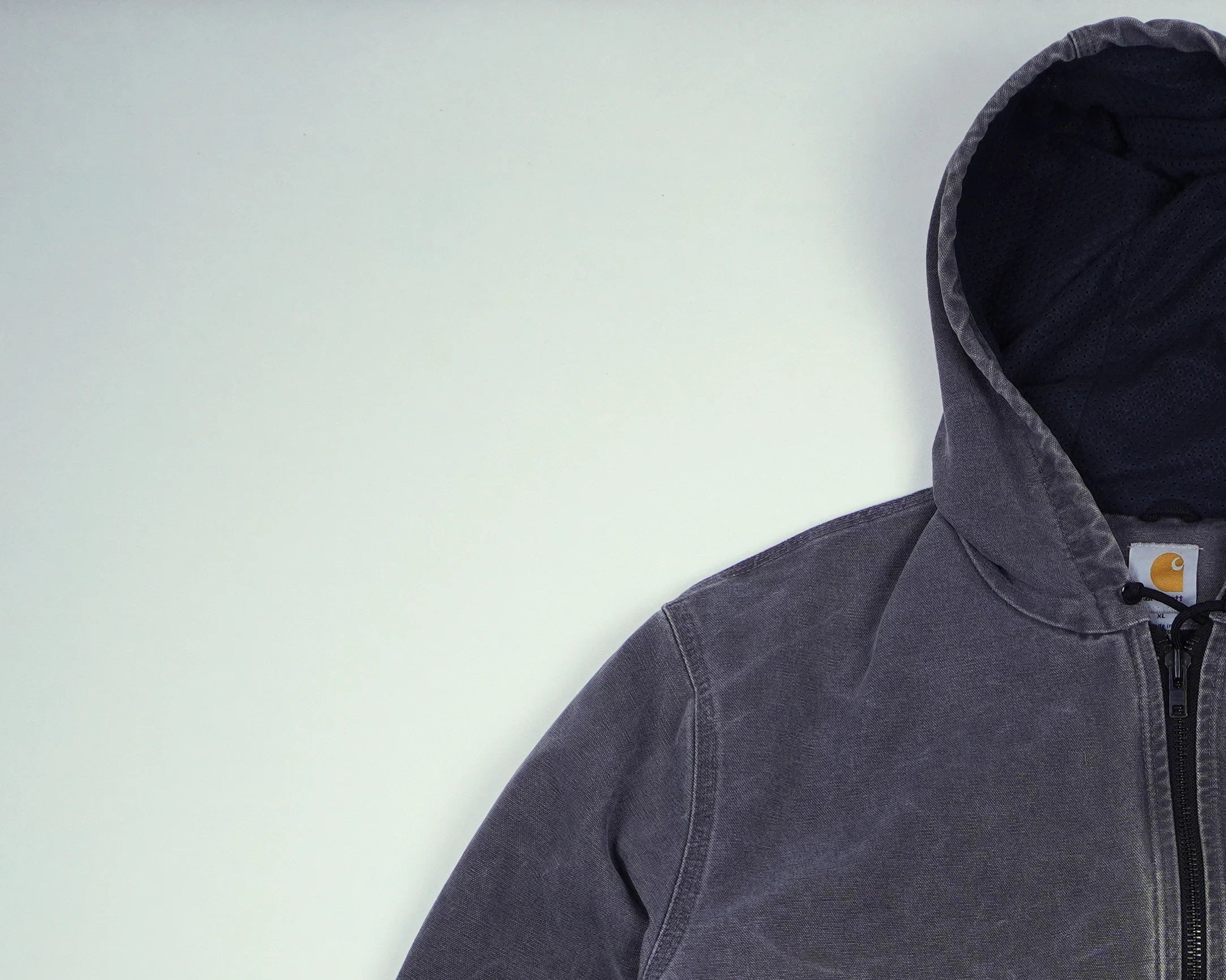 Carhartt Grey Active Jacket L Cotton