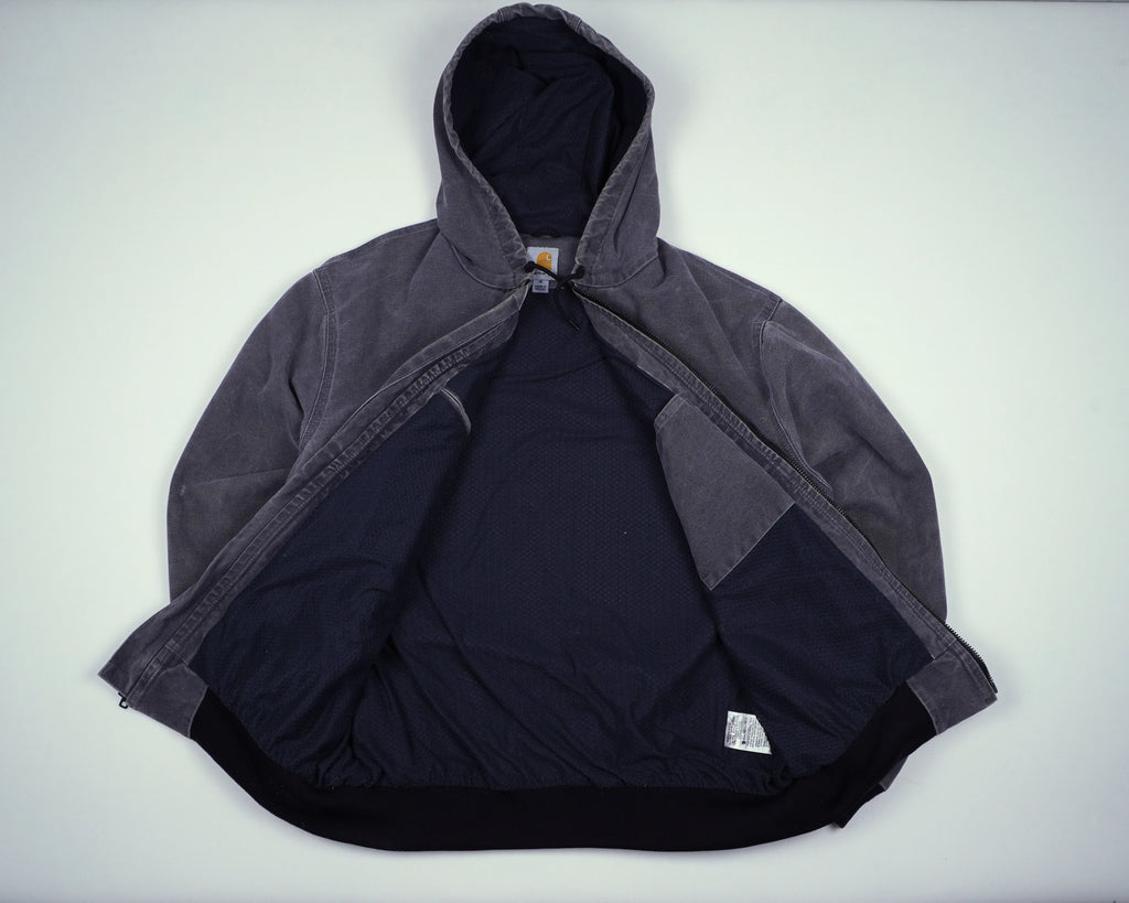 Carhartt Grey Active Jacket L Cotton
