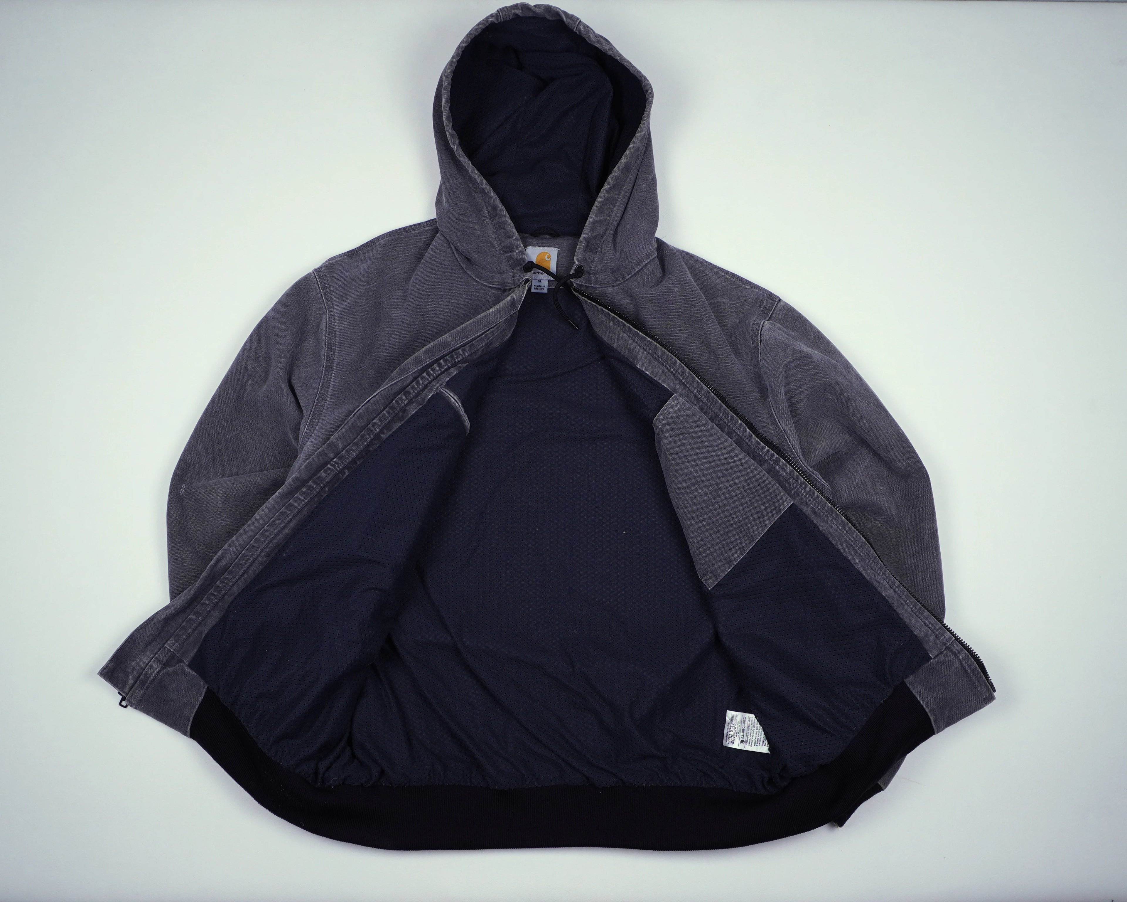 Carhartt Grey Active Jacket L Cotton