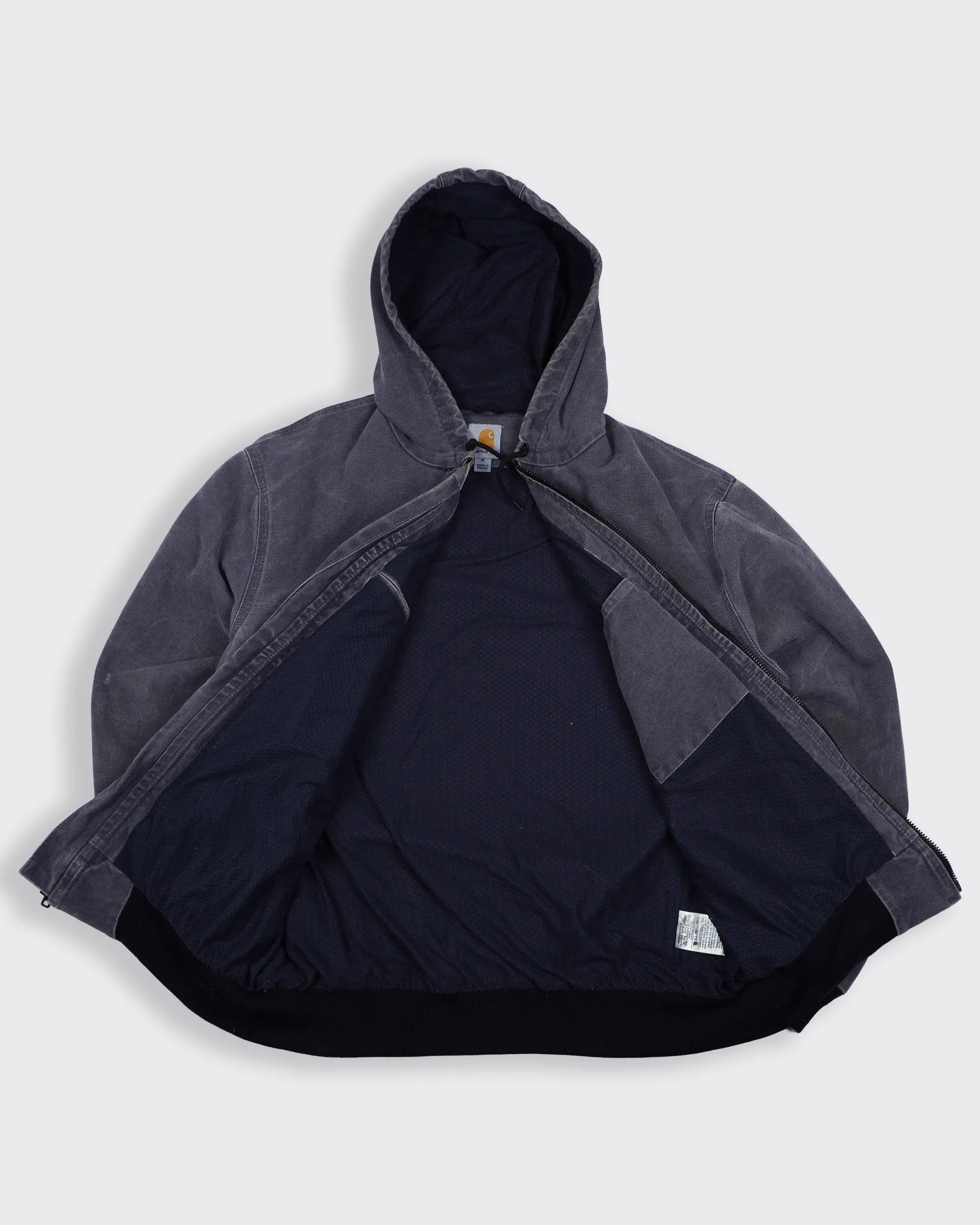 Carhartt Grey Active Jacket L Cotton
