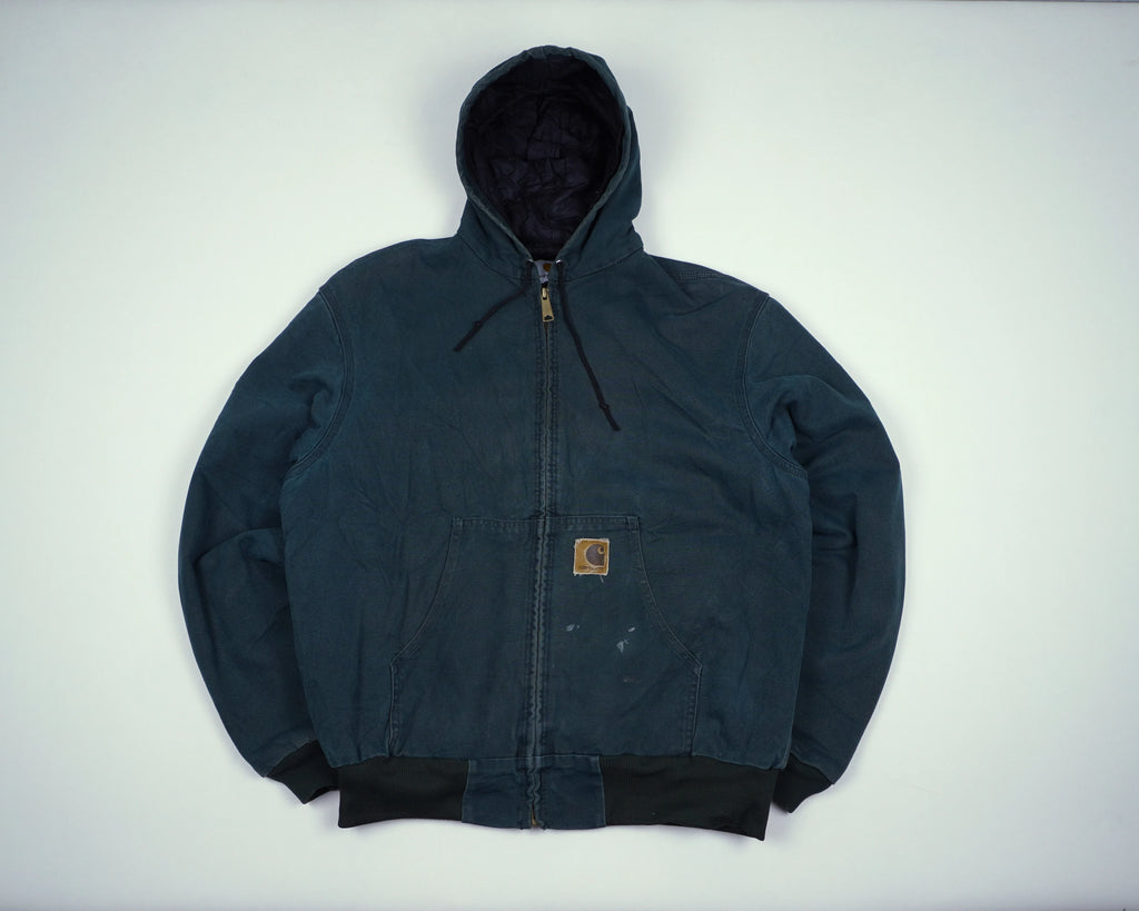 Carhartt Blue Active Jacket L Cotton