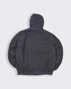 Carhartt Grey Hooded Canvas Jacket M Cotton