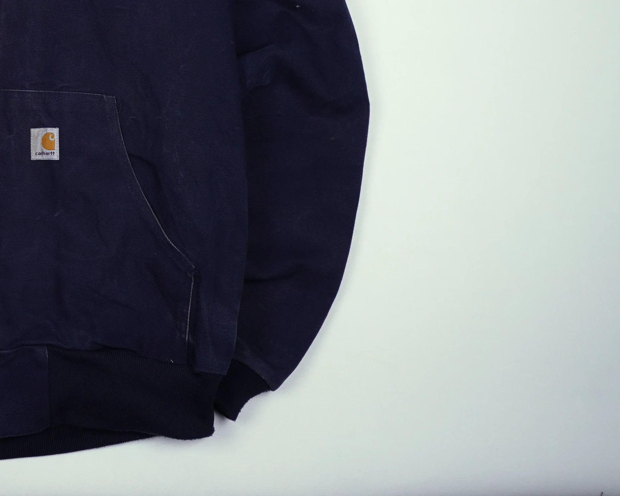 Carhartt Navy Active Jacket L Canvas, Fleece