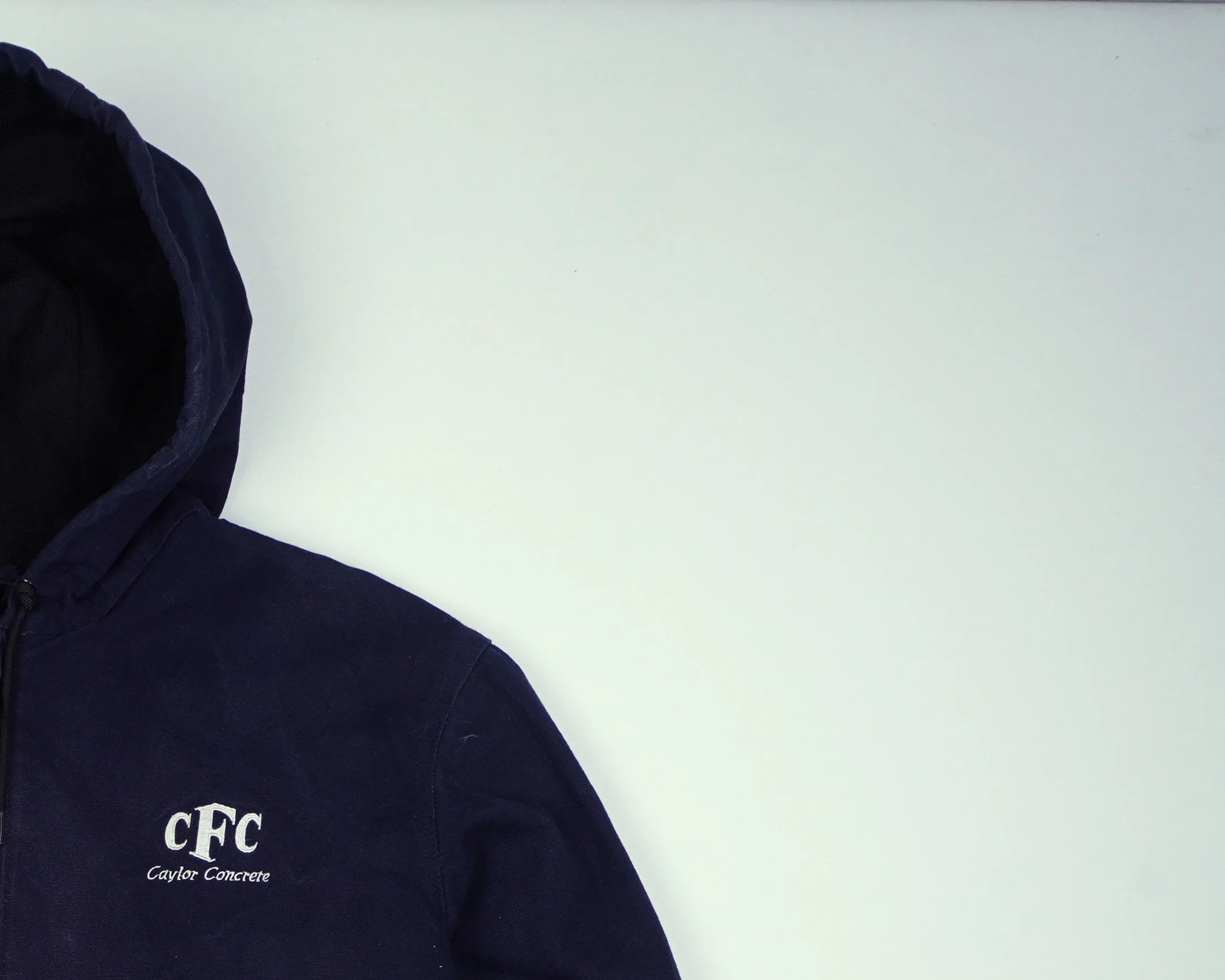 Carhartt Navy Active Jacket L Canvas, Fleece