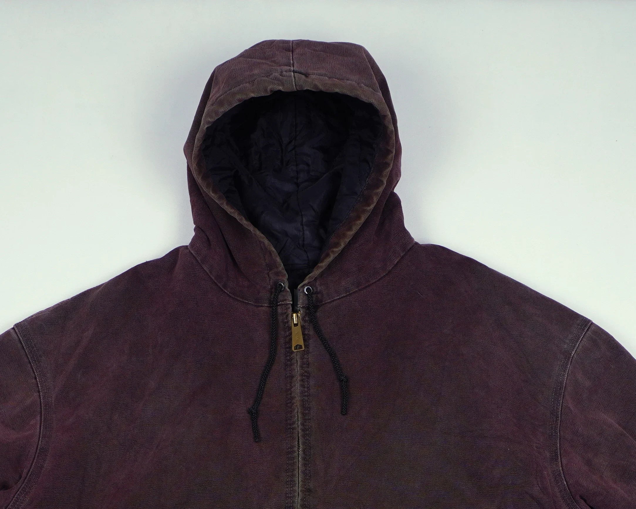 Carhartt Brown Hooded Work Jacket XXXL Cotton