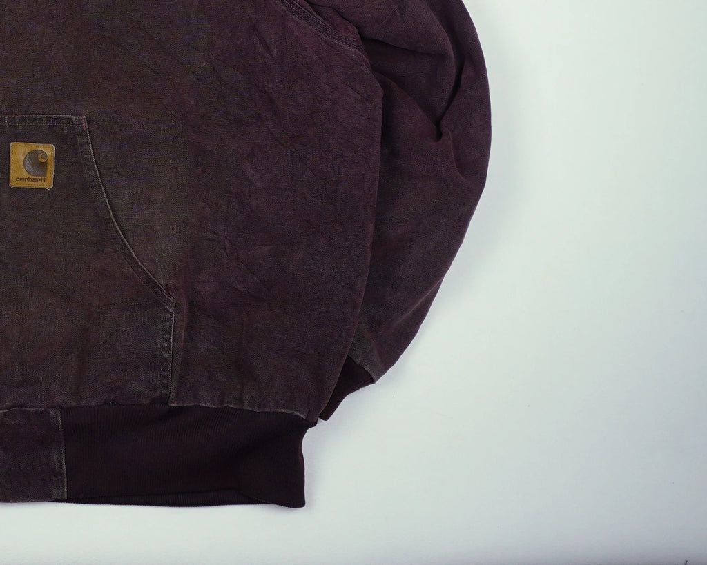 Carhartt Brown Hooded Work Jacket XXXL Cotton