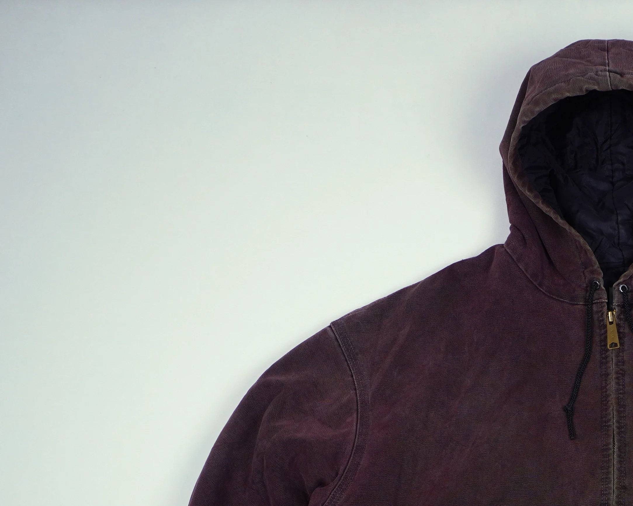 Carhartt Brown Hooded Work Jacket XXXL Cotton