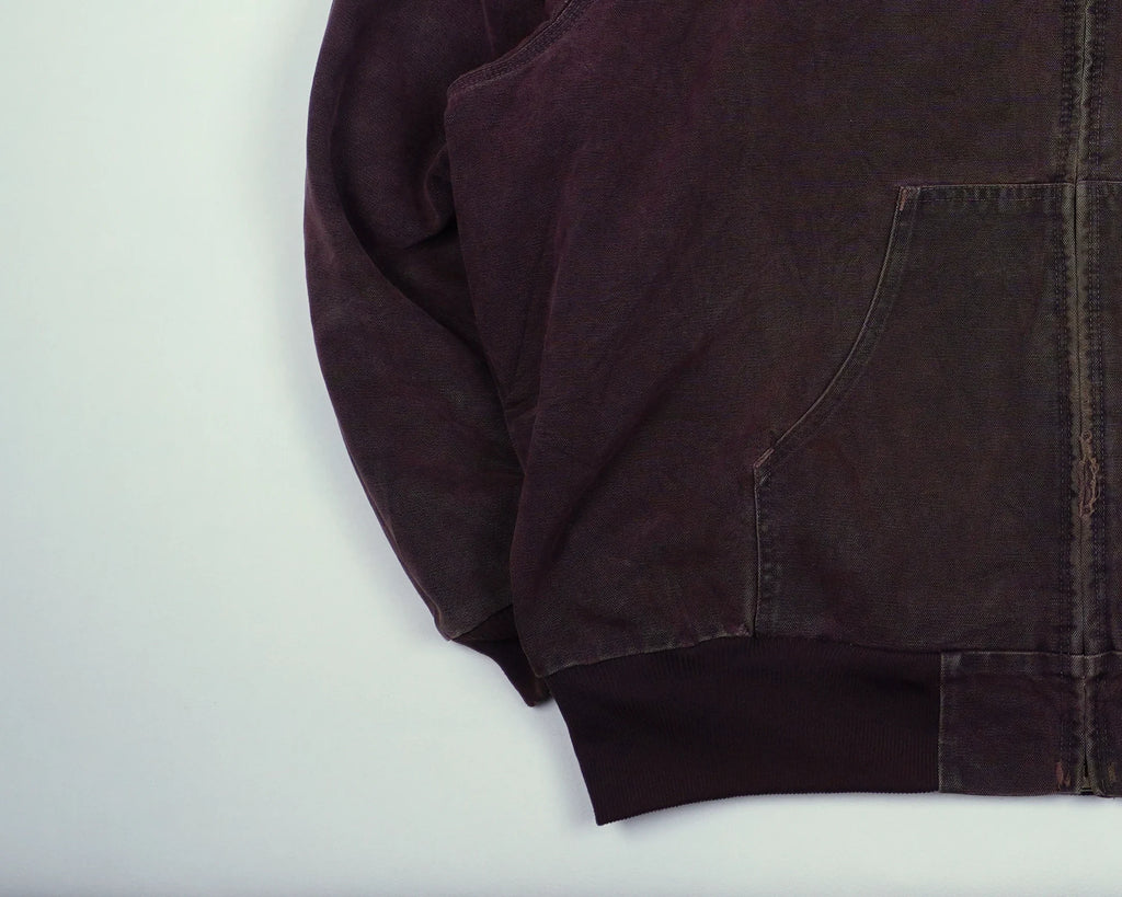 Carhartt Brown Hooded Work Jacket XXXL Cotton