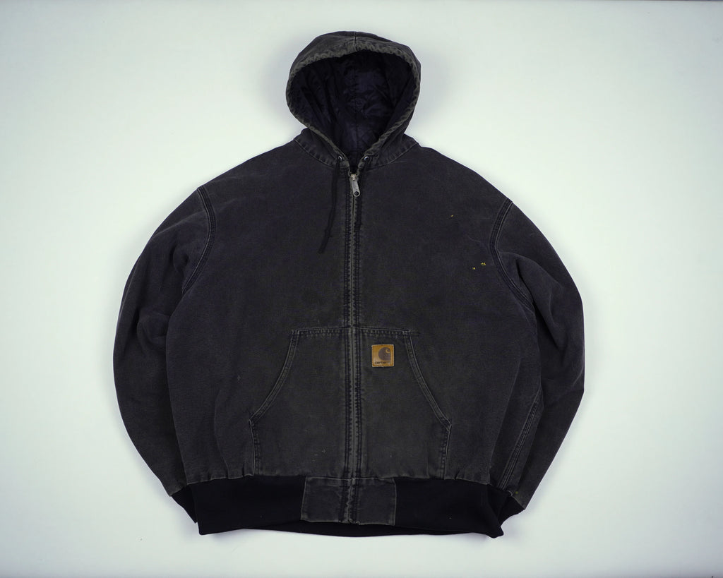Carhartt Black Active Jacket XL Cotton