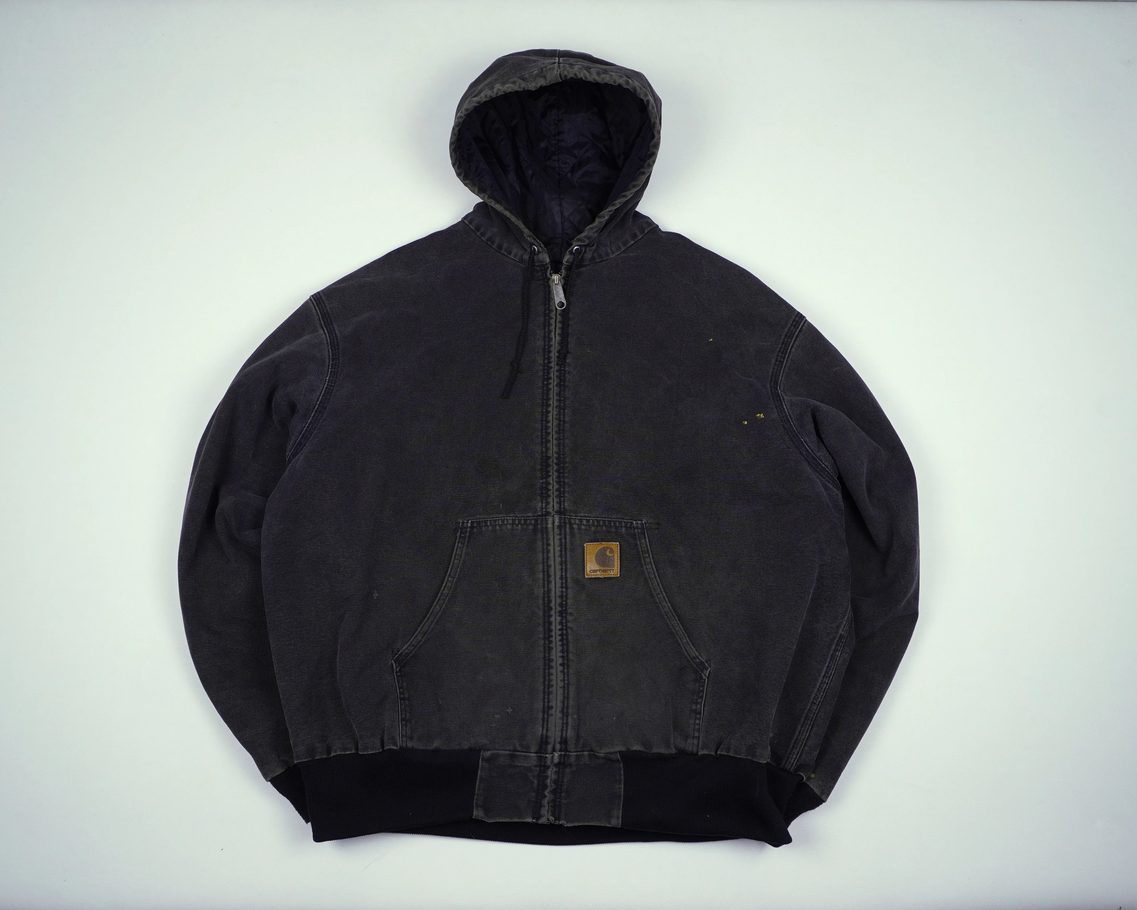 Carhartt Black Active Jacket XL Cotton