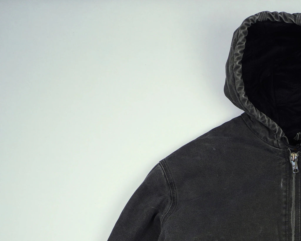 Carhartt Grey Hooded Work Jacket XXL Cotton