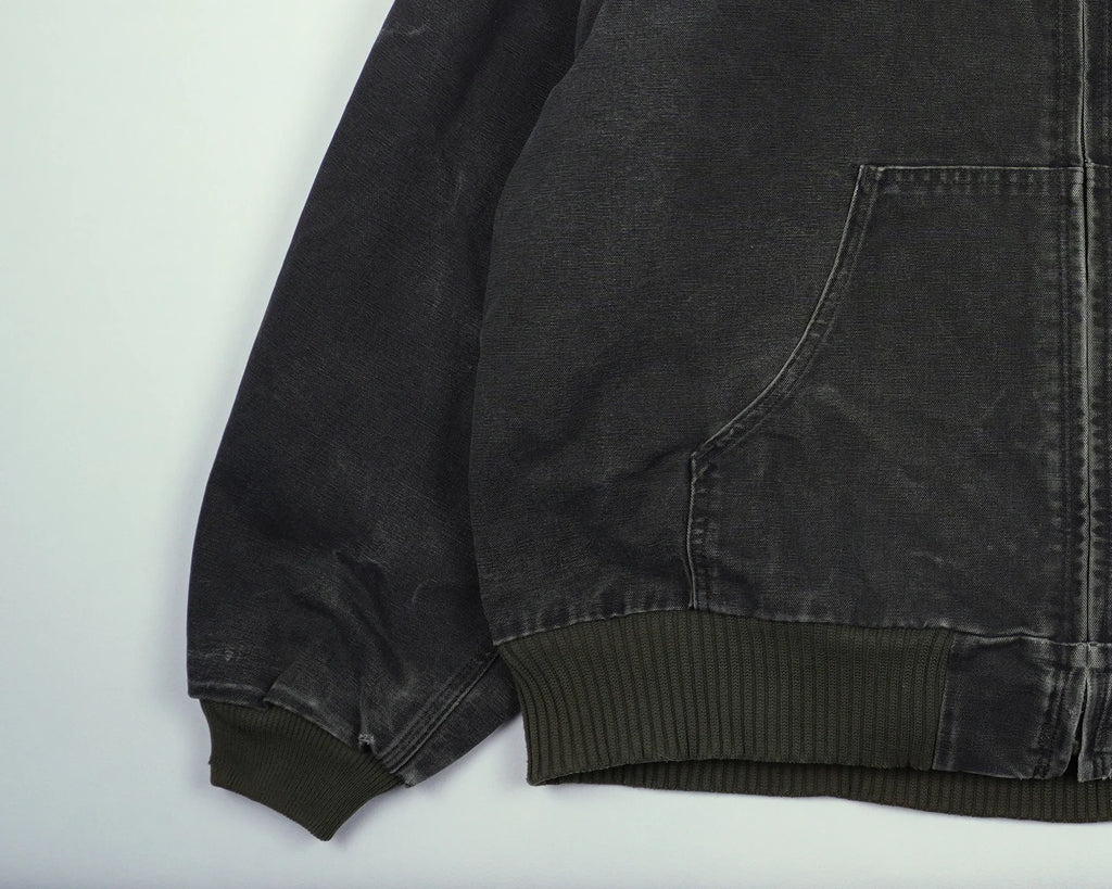 Carhartt Grey Hooded Work Jacket XXL Cotton