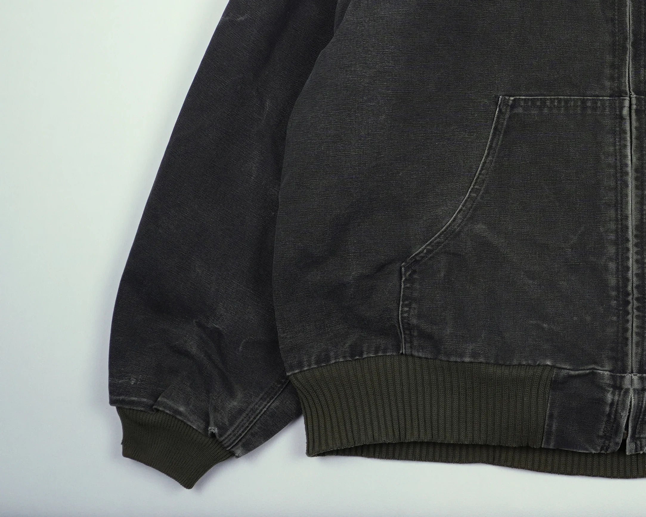 Carhartt Grey Hooded Work Jacket XXL Cotton