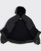 Carhartt Grey Hooded Work Jacket XXL