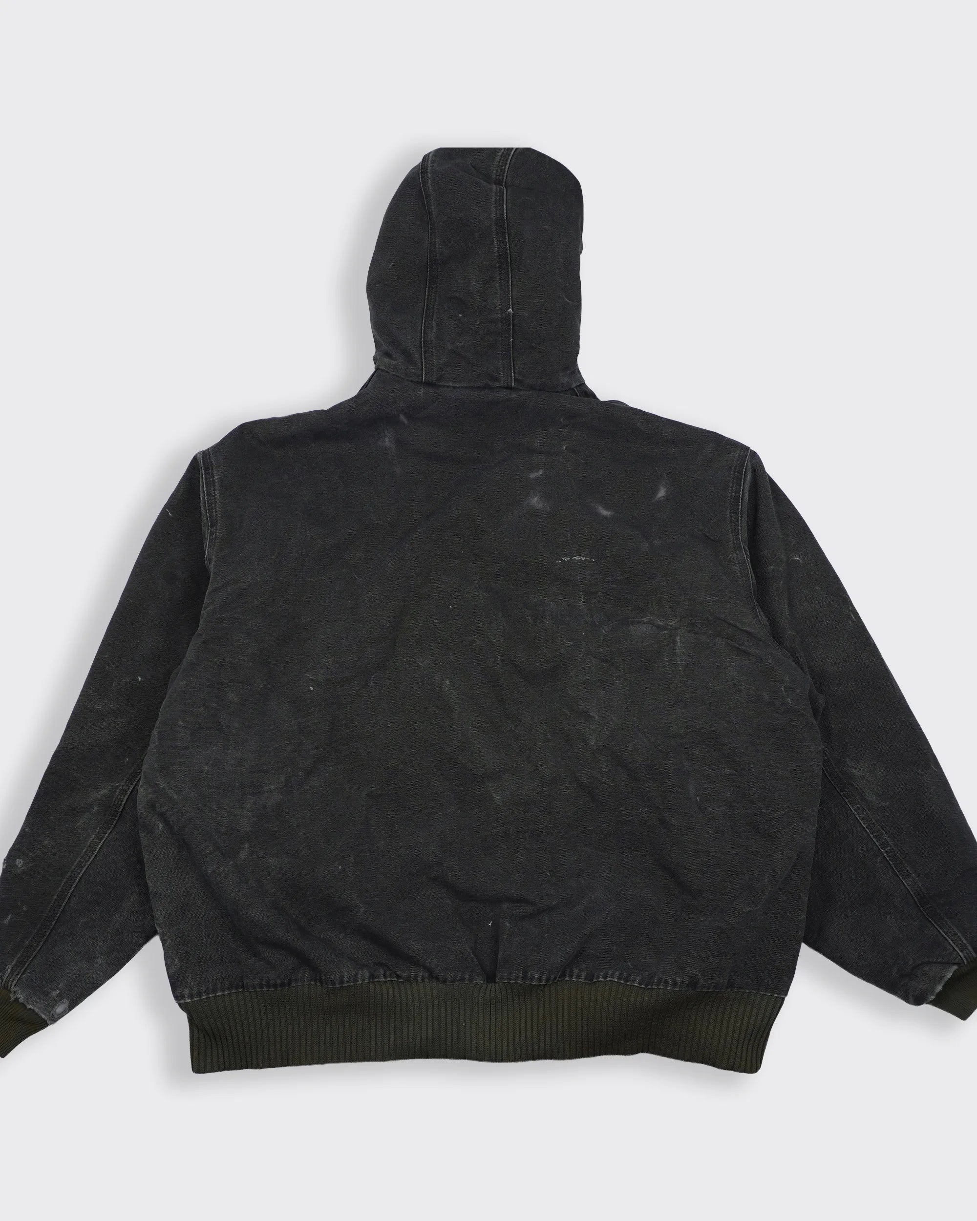 Carhartt Grey Hooded Work Jacket XXL