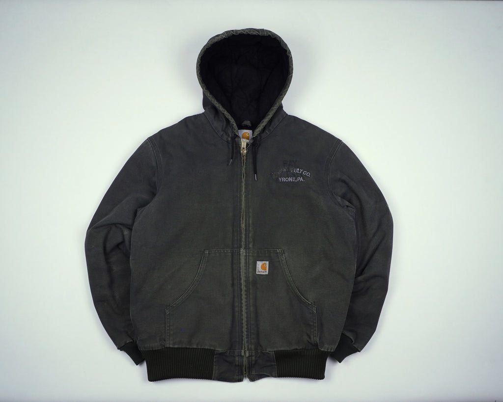 Carhartt Gray Active Jacket M Cotton