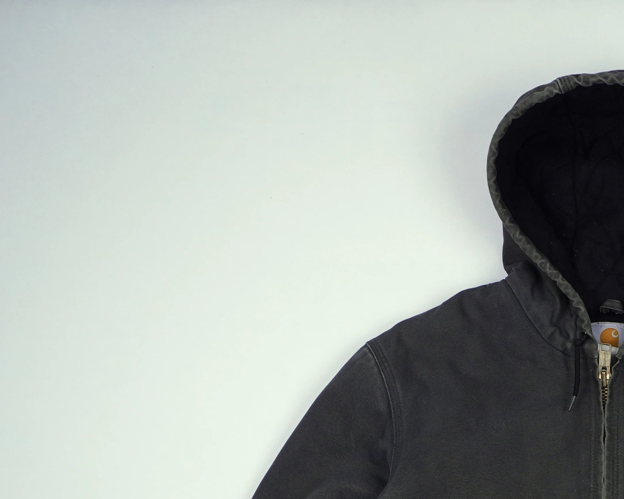 Carhartt Gray Active Jacket M Cotton