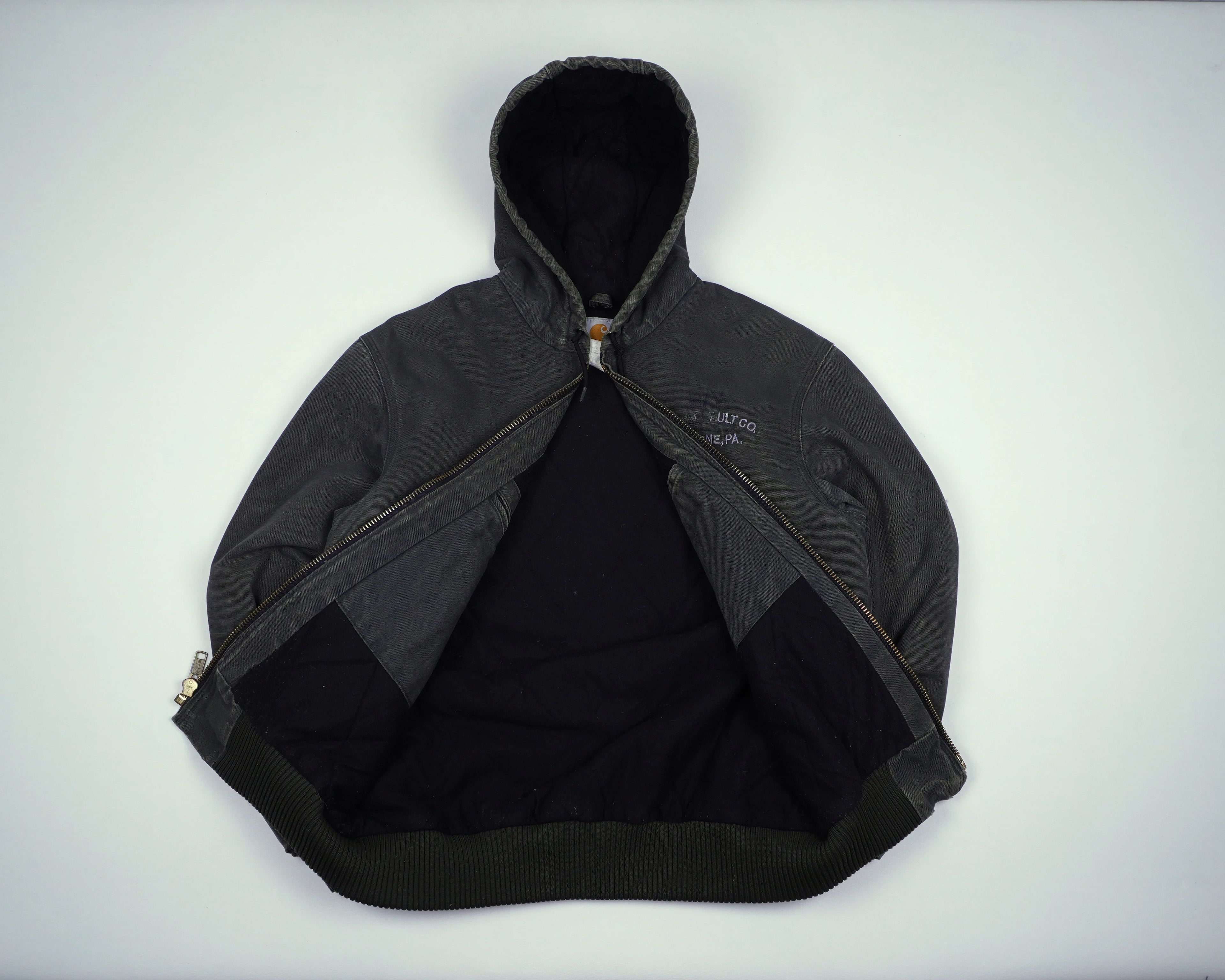 Carhartt Gray Active Jacket M Cotton