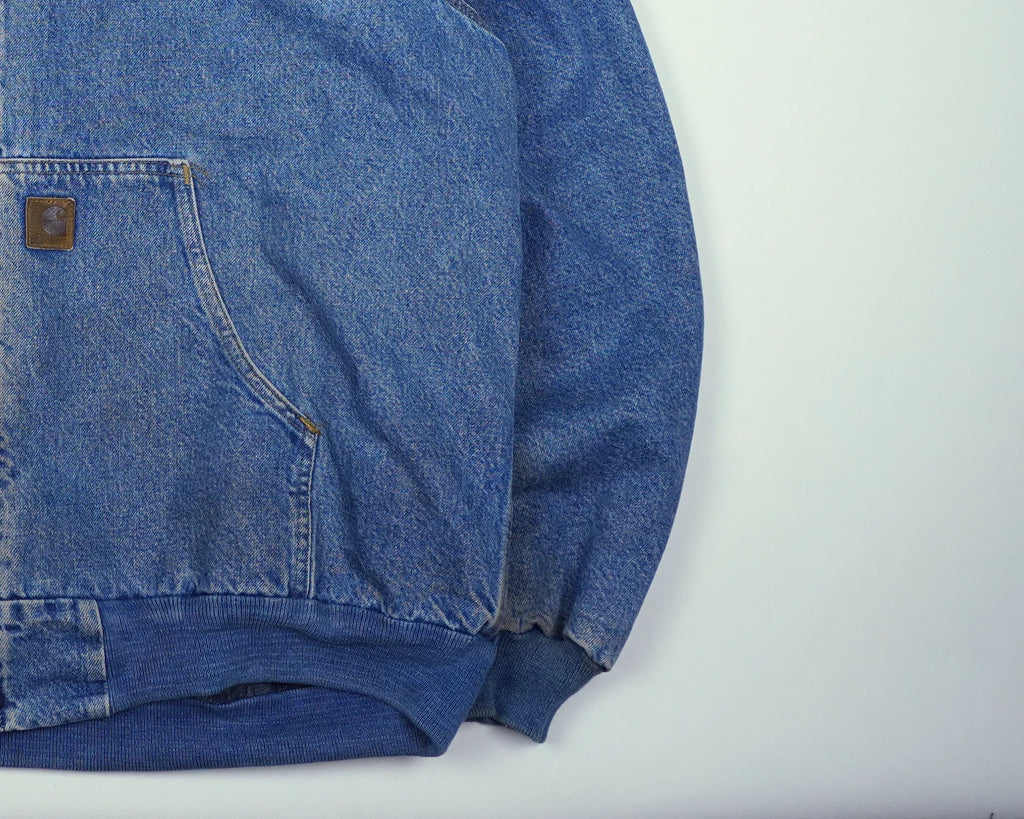 Carhartt Blue Active Jacket XXL Denim, Flannel
