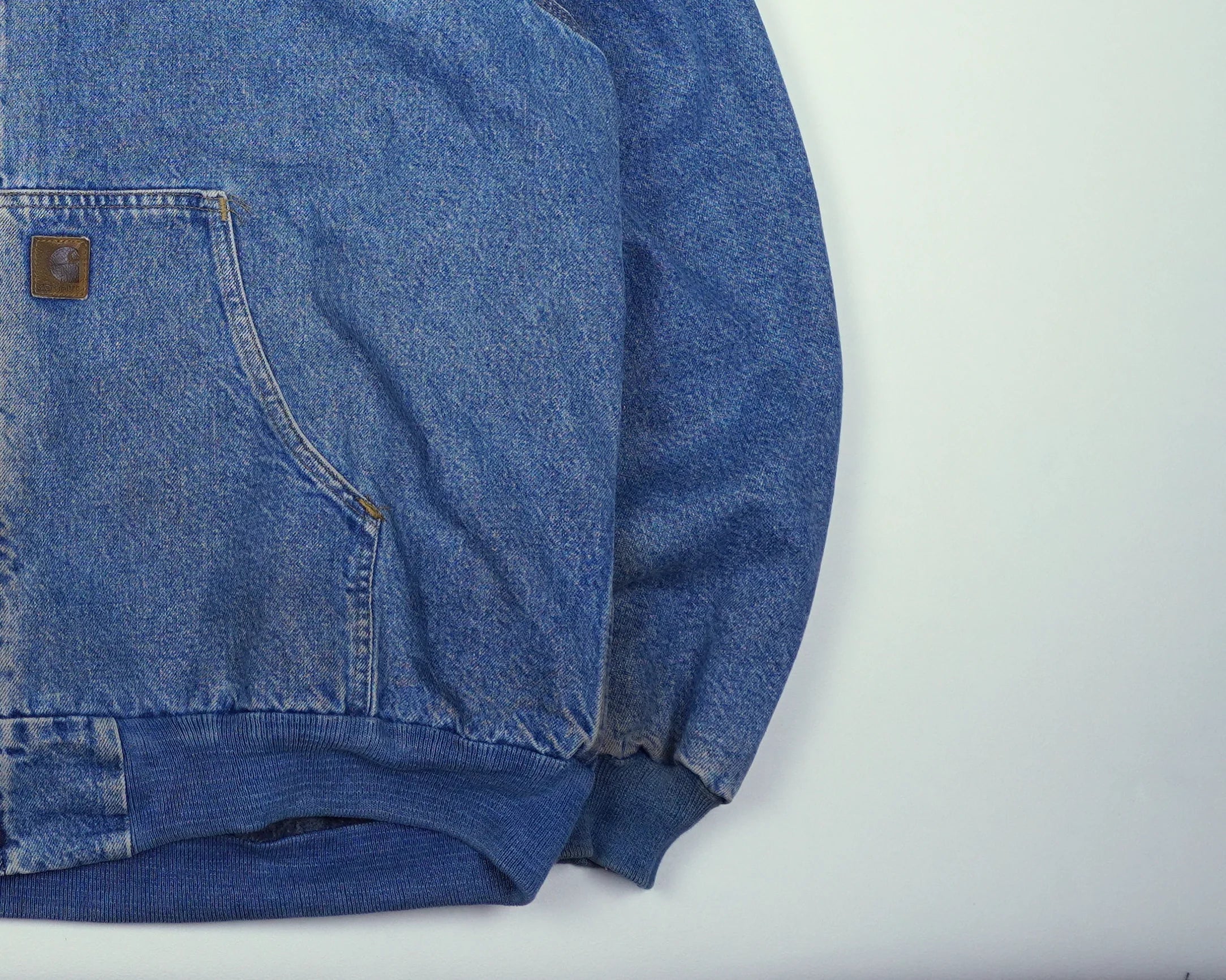 Carhartt Blue Active Jacket XXL Denim, Flannel