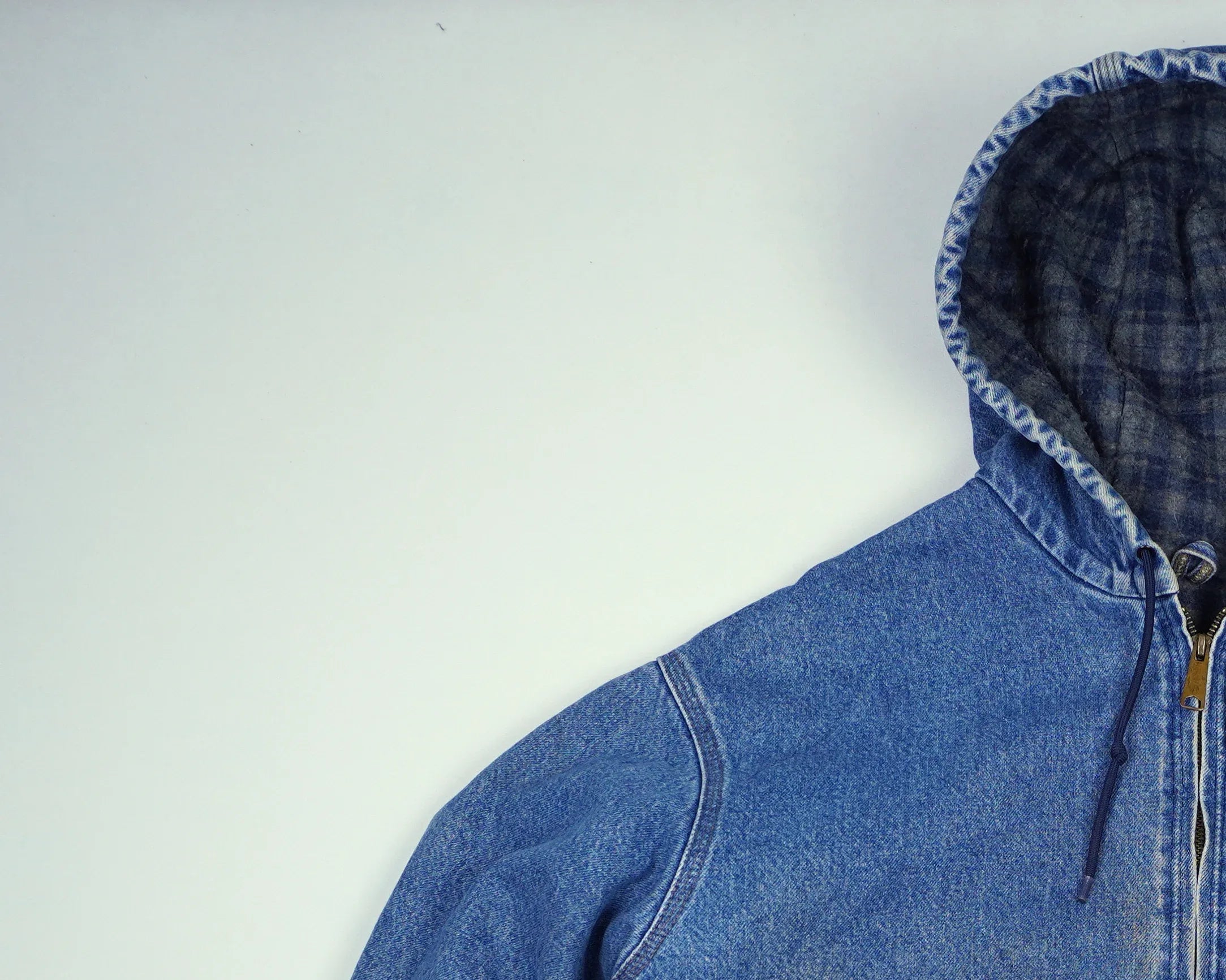 Carhartt Blue Active Jacket XXL Denim, Flannel