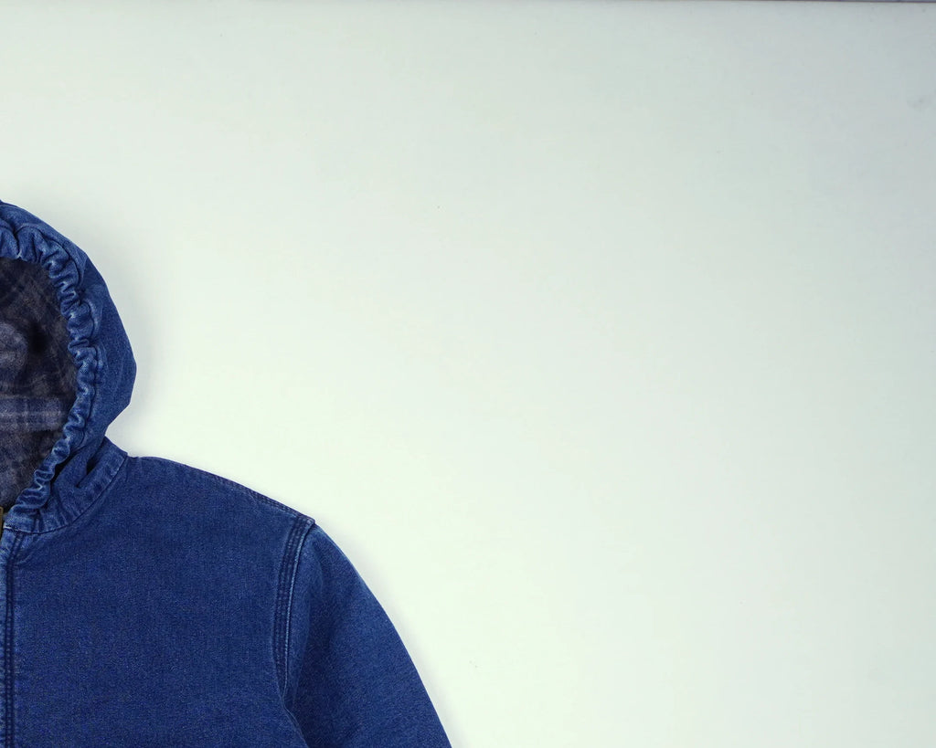 Carhartt Blue Active Jacket XS Denim, Flannel