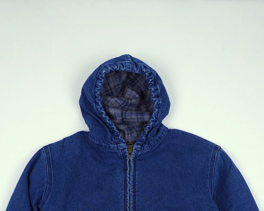 Carhartt Blue Active Jacket XS Denim, Flannel