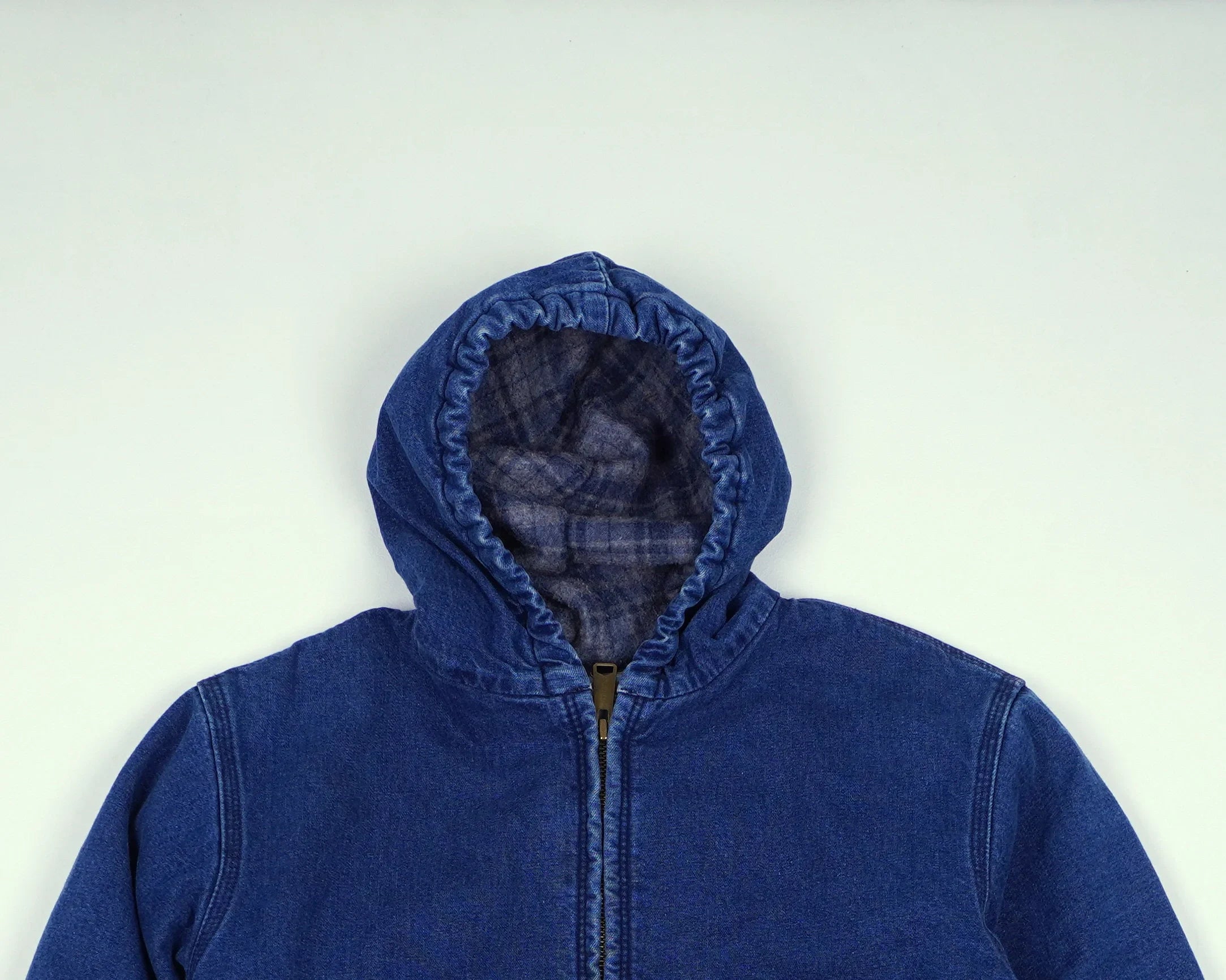 Carhartt Blue Active Jacket XS Denim, Flannel