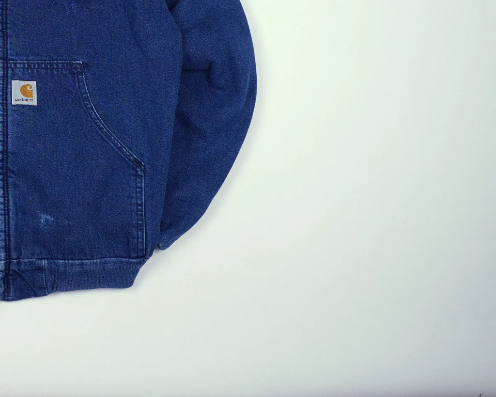Carhartt Blue Active Jacket XS Denim, Flannel
