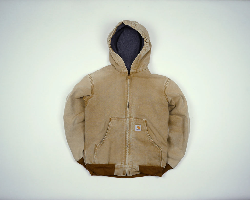 Carhartt Beige Active Jacket XS Canvas, Fleece