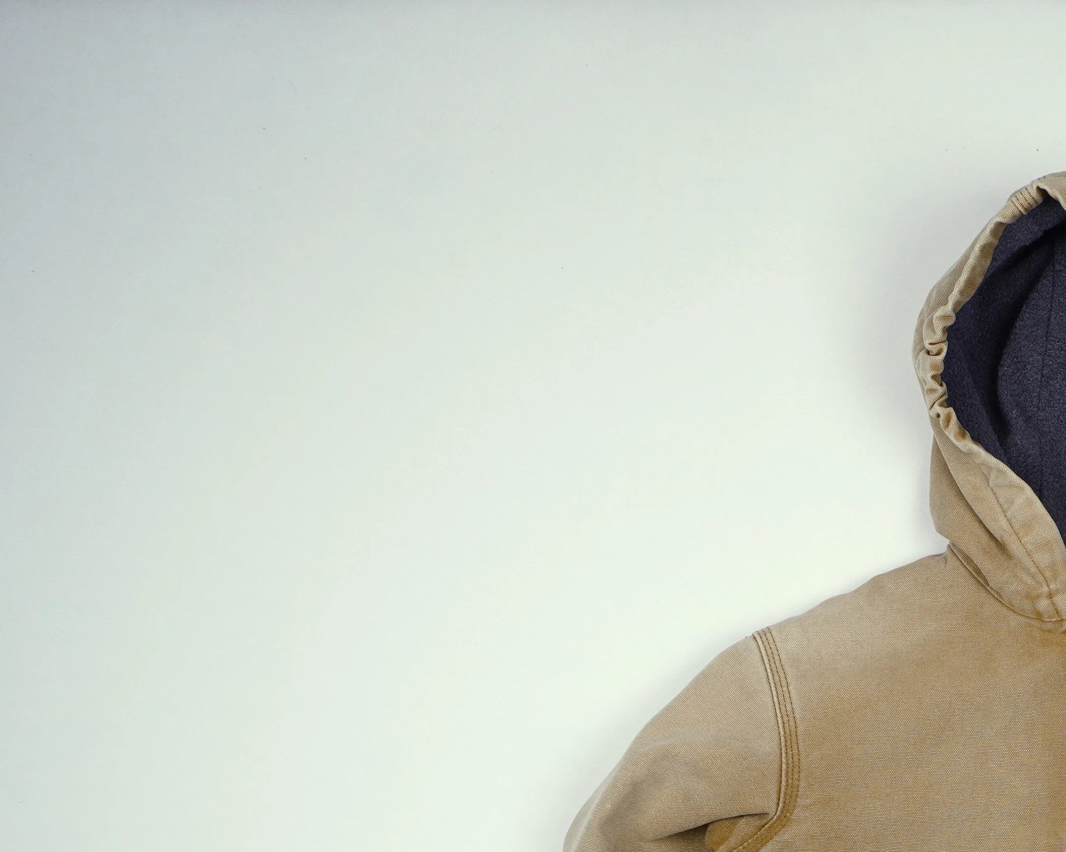 Carhartt Beige Active Jacket XS Canvas, Fleece