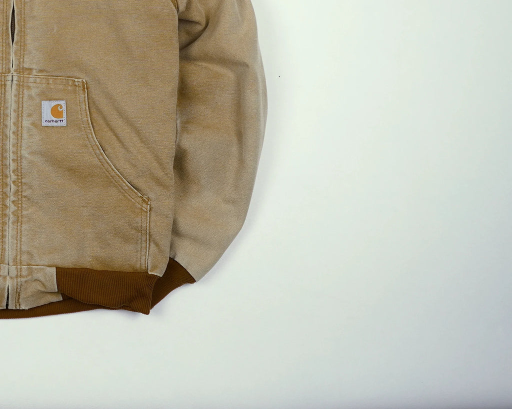 Carhartt Beige Active Jacket XS Canvas, Fleece