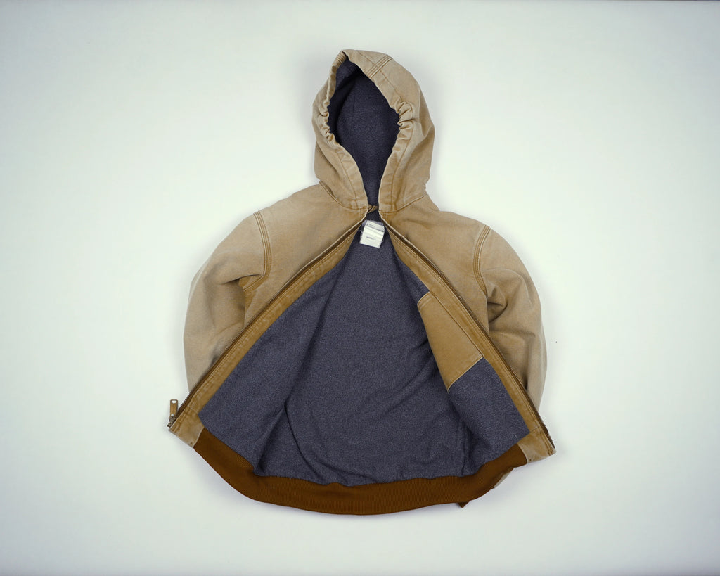 Carhartt Beige Active Jacket XS Canvas, Fleece