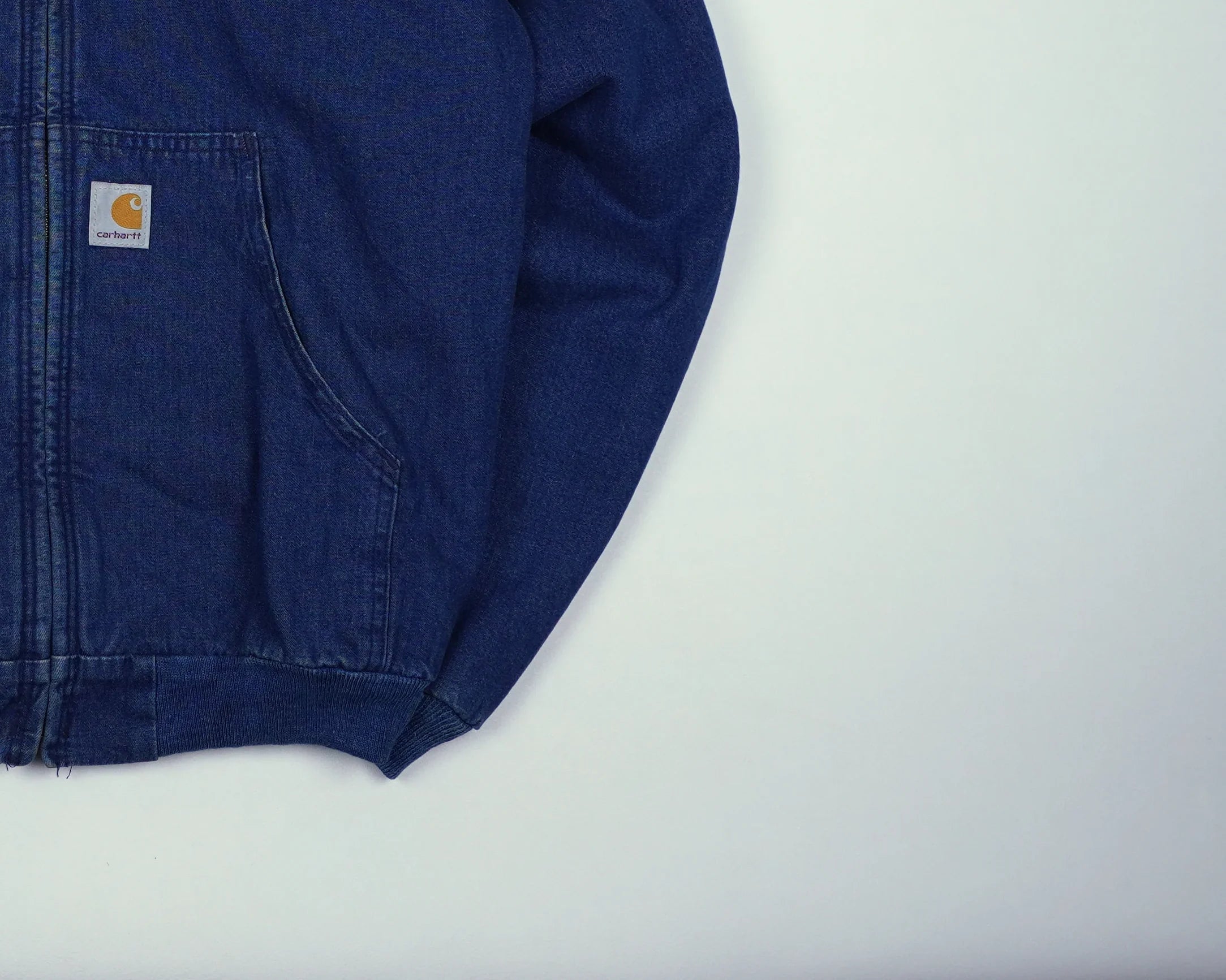 Carhartt Blue Active Jacket M Denim, Flannel